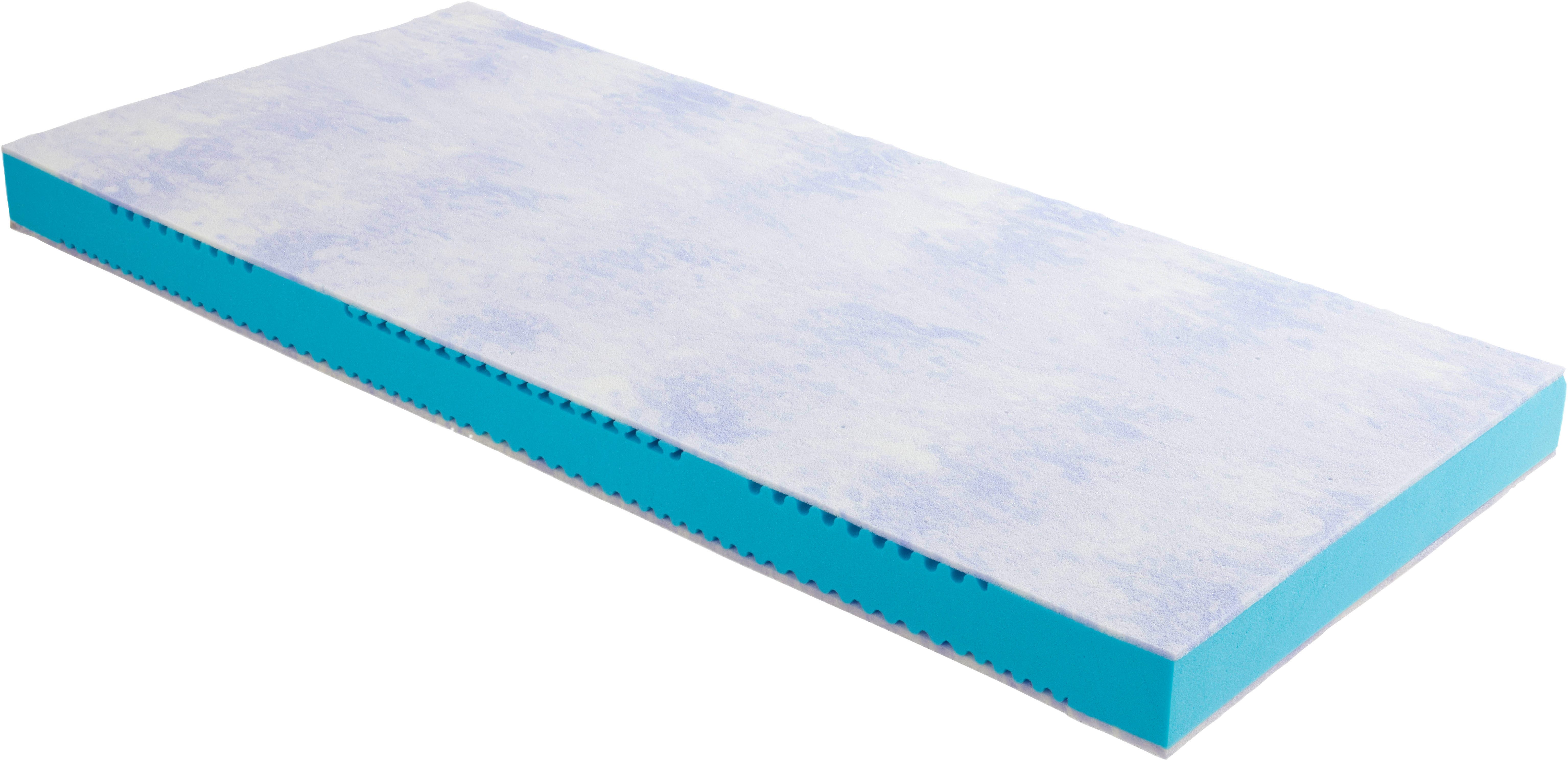 Kaltschaummatratze Mehrzonen Airwell® Drell, 7-Zonen Wendematratze mit Gel-Schaumlage, PAIDI, 14 cm hoch, (Verschiedene Größen, Cremefarben, H2, 60°C waschbarer Bezug), Kinder- und Jugendseite, atmungsaktiv, strapazierfähig, Mischgewebe