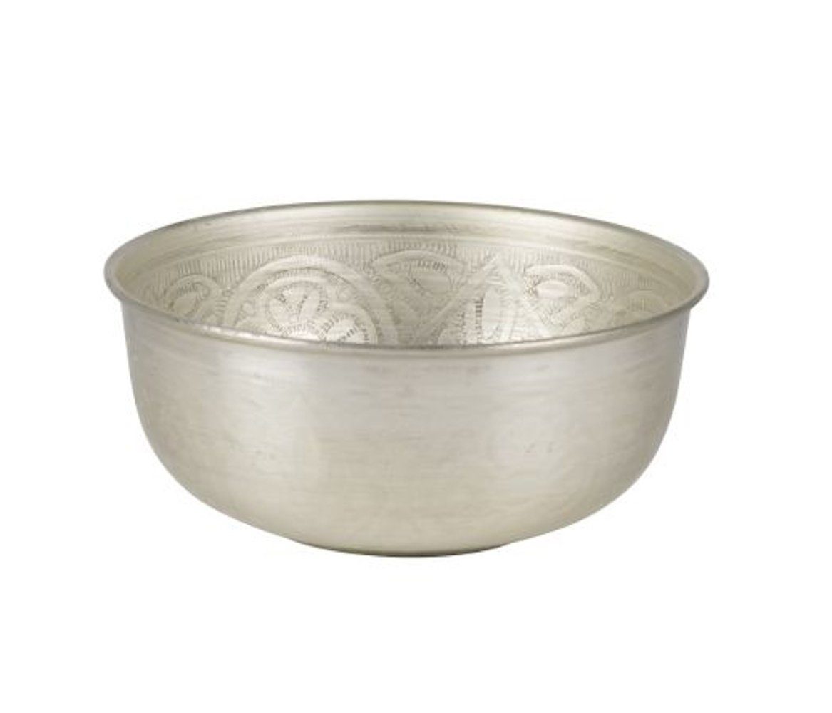 Dekoschale Affari Schale Eldorado L Aluminium Obstschale 21 x 9 cm