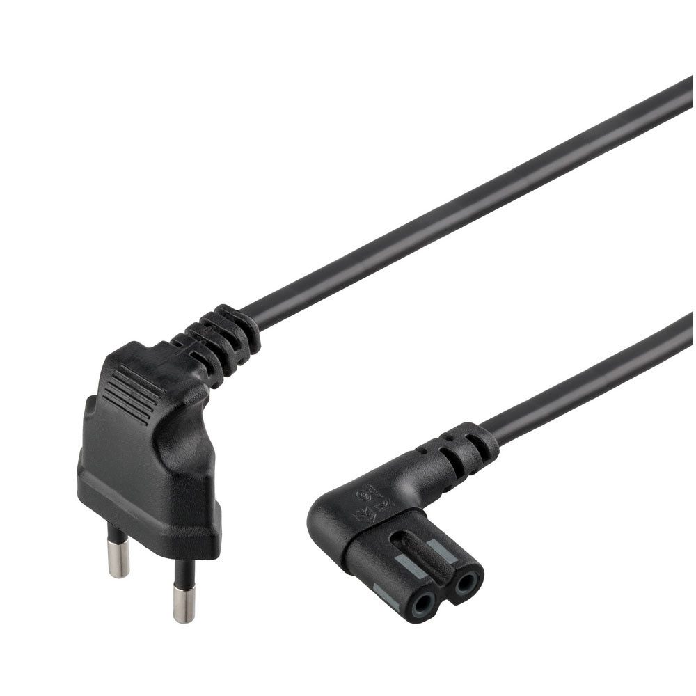 Goobay Euro Anschlusskabel 5m Stromkabel Netzkabel für Sonos PLAY:1 PLAY:5 Netzkabel, Eurostecker (Typ C, CEE 7/16), Gerätebuchse C7