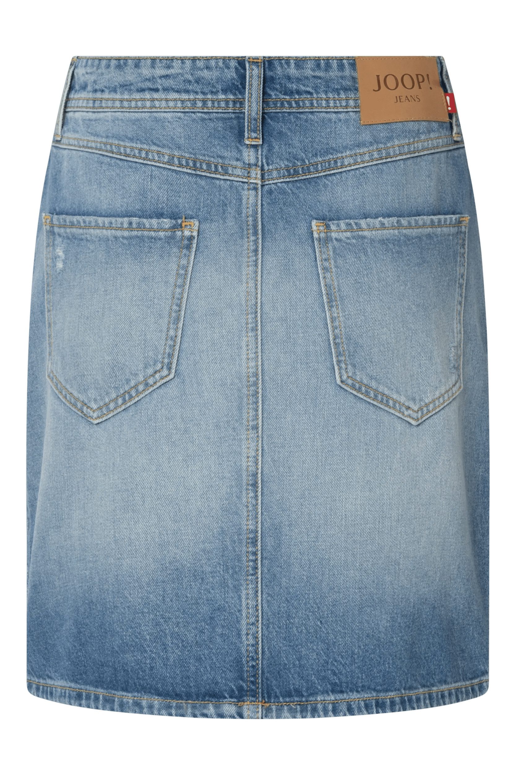 Joop Jeans Jeansrock Rosalie mit Destroyed-Effekten, Nieten