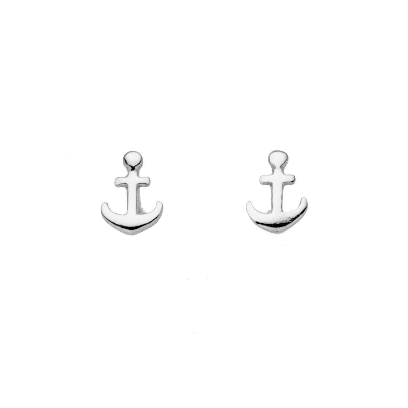 DUR Ohrring-Set DUR Schmuck: Ohrring, Сережки-гвоздики "Anker" Silber S1453