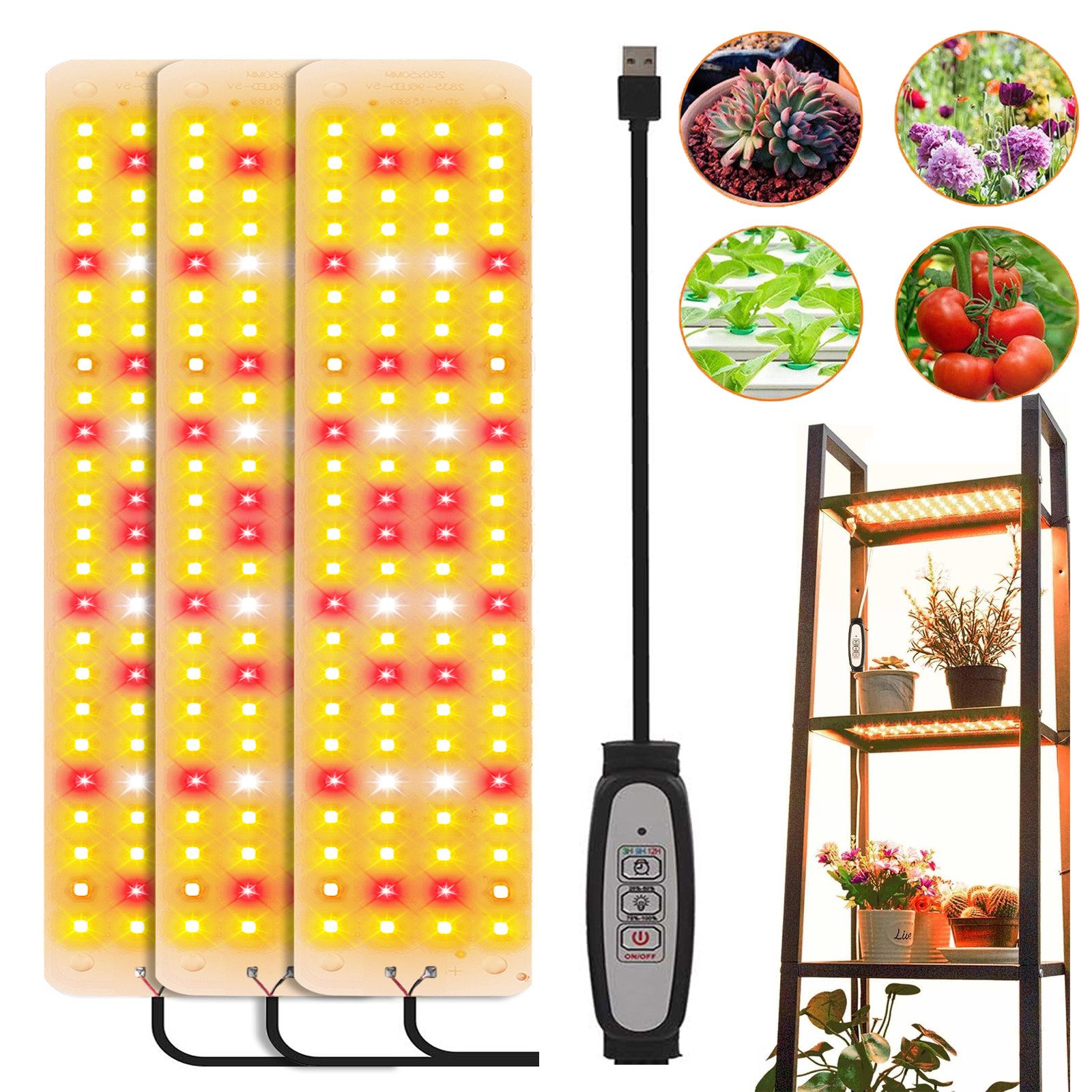 Jibenhome Pflanzenlampe 26 x 5 cm günstig online kaufen