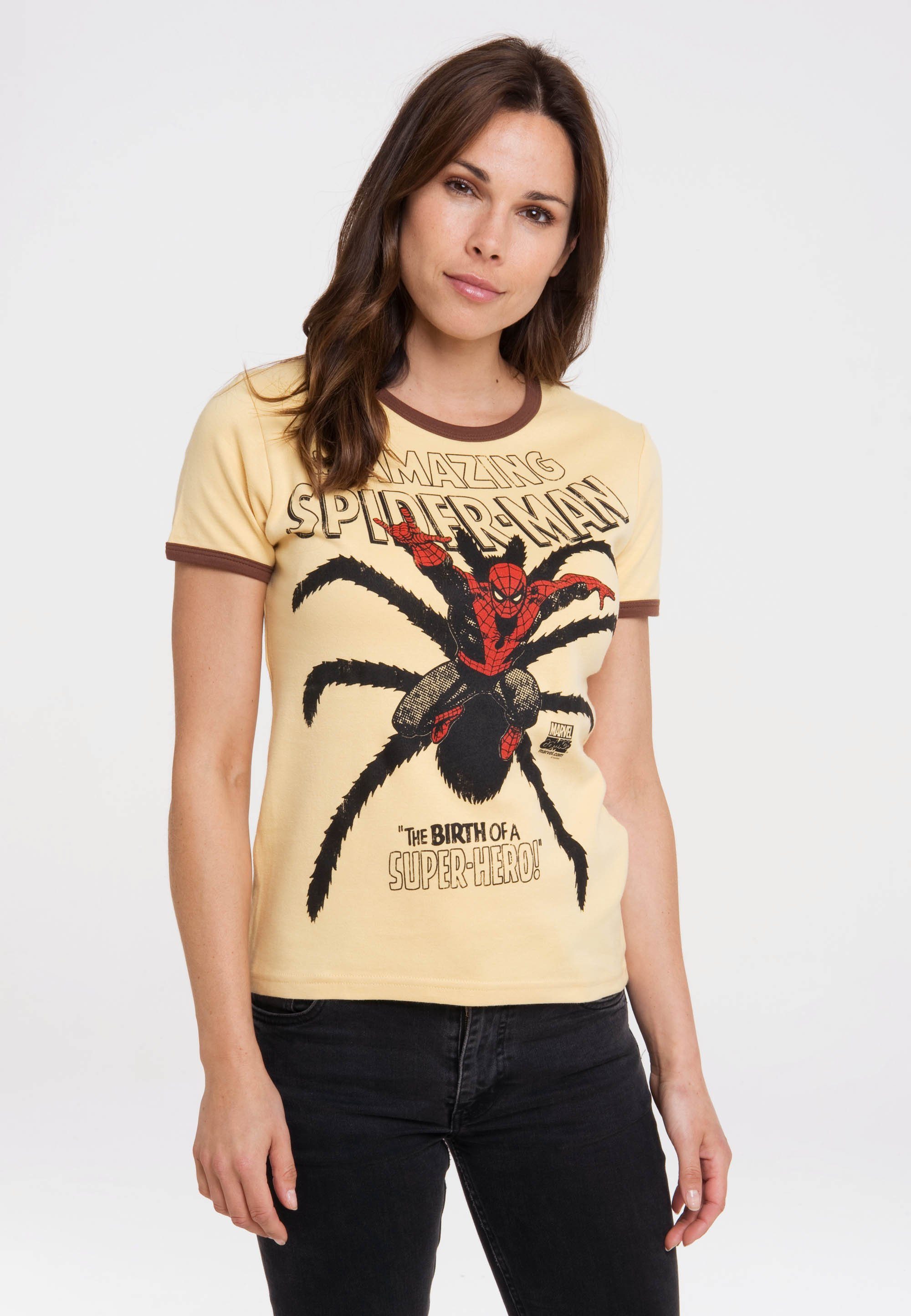 LOGOSHIRT T-Shirt Spider-Man mit lizenziertem Originaldesign – Bild 2 von 4