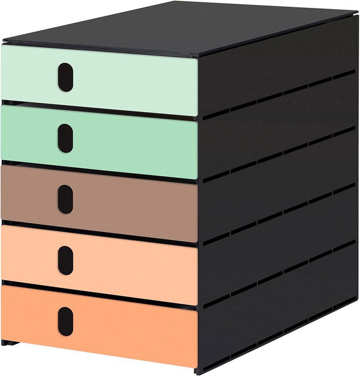 STYRO Organizer Schubladenbox styroval pro 5 Schübe Emotions Mediterran