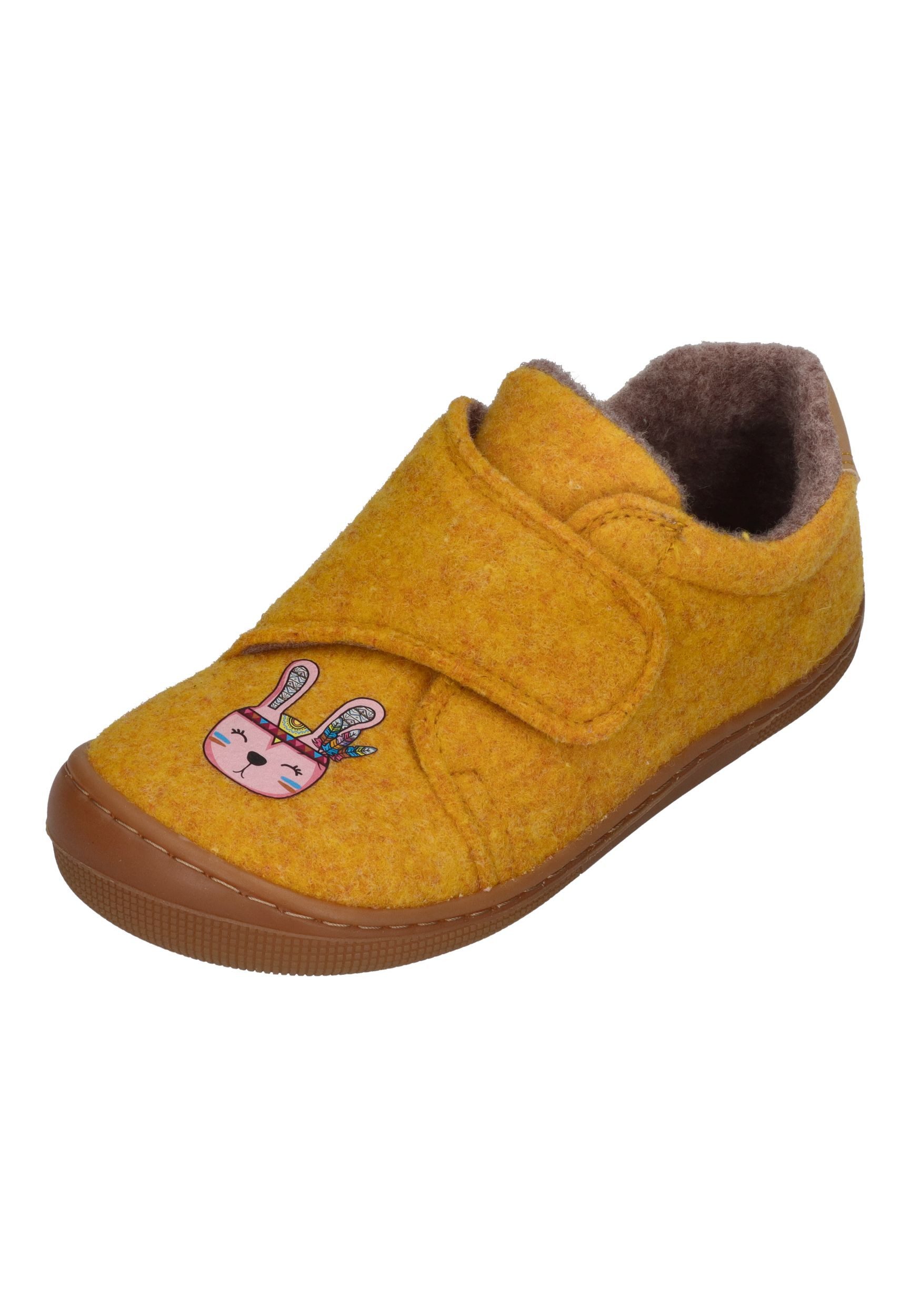 KOEL DAN FELT PRINT Barfußschuh Yellow