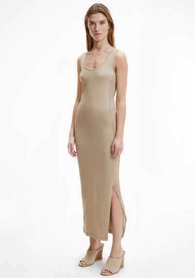 Calvin Klein Jerseykleid »ESSENTIAL RIB JERSEY TANK DRESS« in modischer Rippenoptik