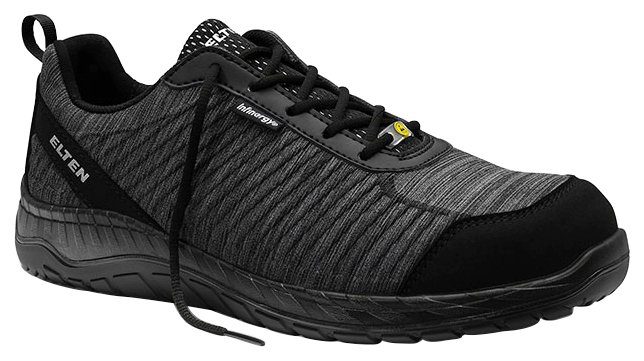 Einlegesohle grey LANCE Elten SPORTIVE Low ESD black Ganzflächige S1 ESD Sicherheitsschuh,