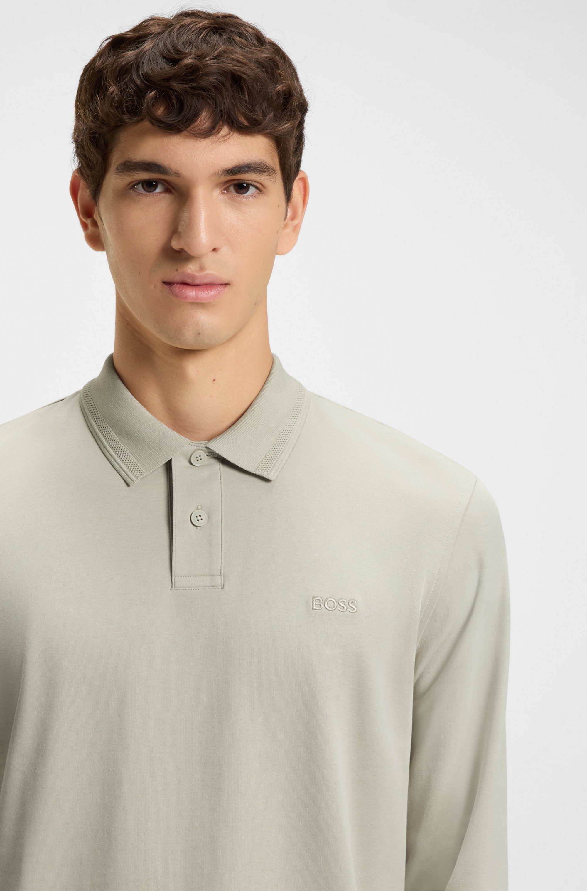 BOSS ORANGE Poloshirt Pe mit Polokragen günstig online kaufen