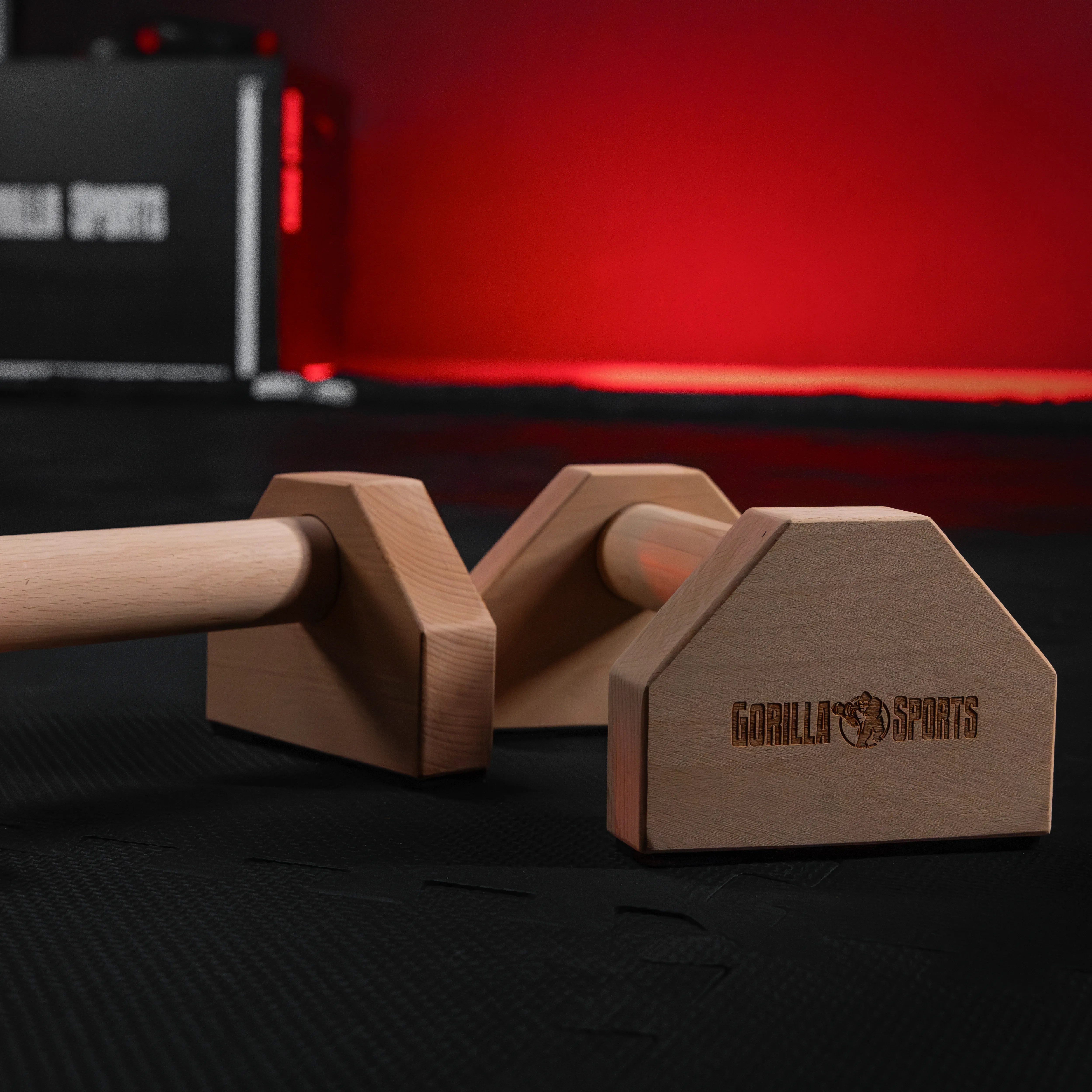 GORILLA SPORTS Handstandtrainer Liegestützgriffe aus Holz (1-St)