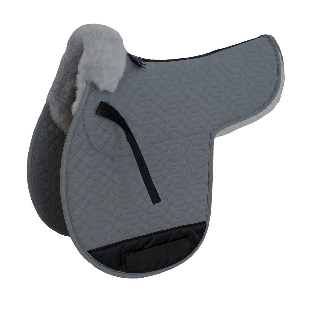Engel Reitsport Sattelpad Satteldecke SADEK1 Lammfell & Baumwollsteppstoff Fell in Sattellage, (1-St)