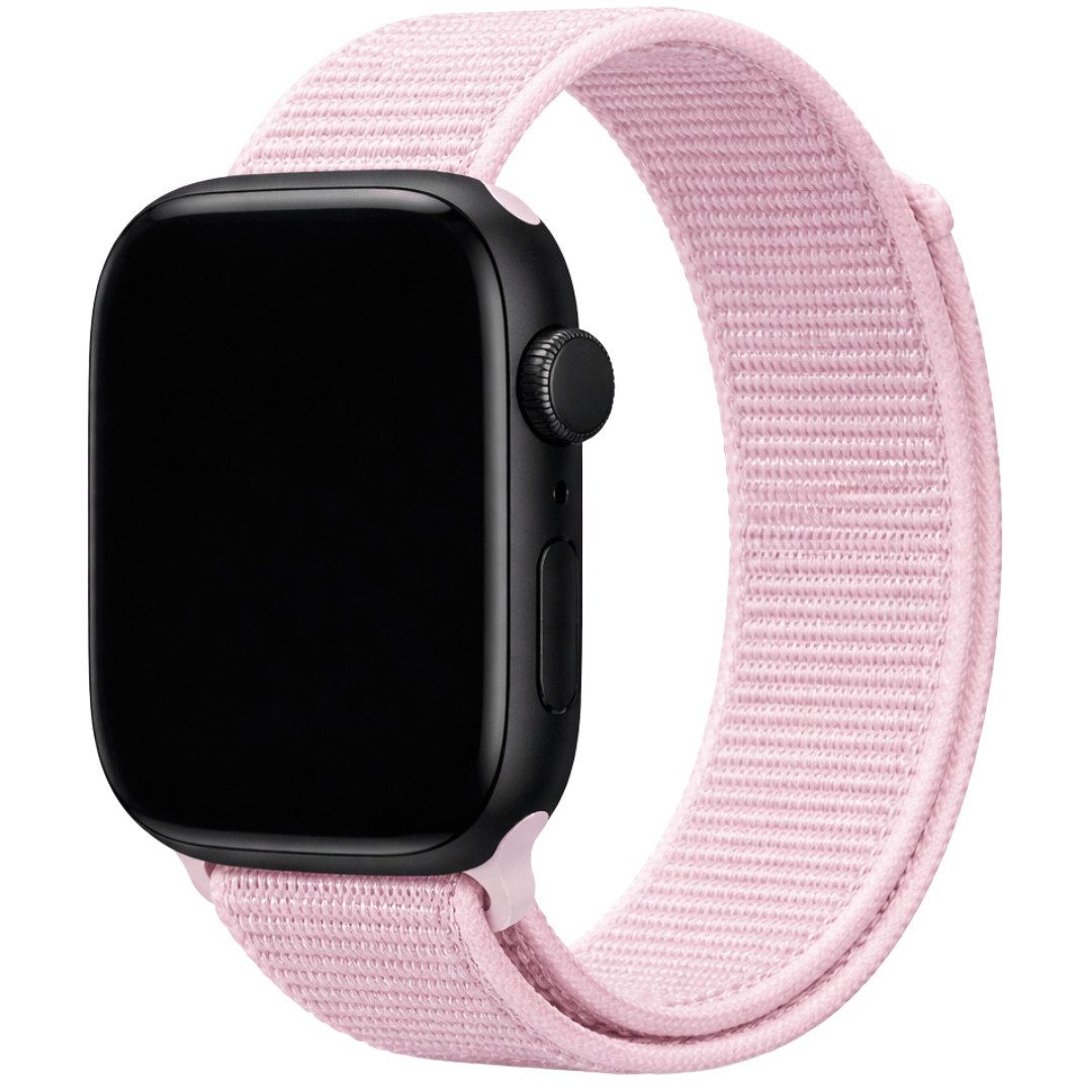 SmartUP Smartwatch-Armband für Apple Watch 11 10 9 8 7 6 5 4 3 2 SE Ultra Nylon Sport Ersatzband, kompatibel mit allen Apple Watch Modellen, atmungsaktives Nylon