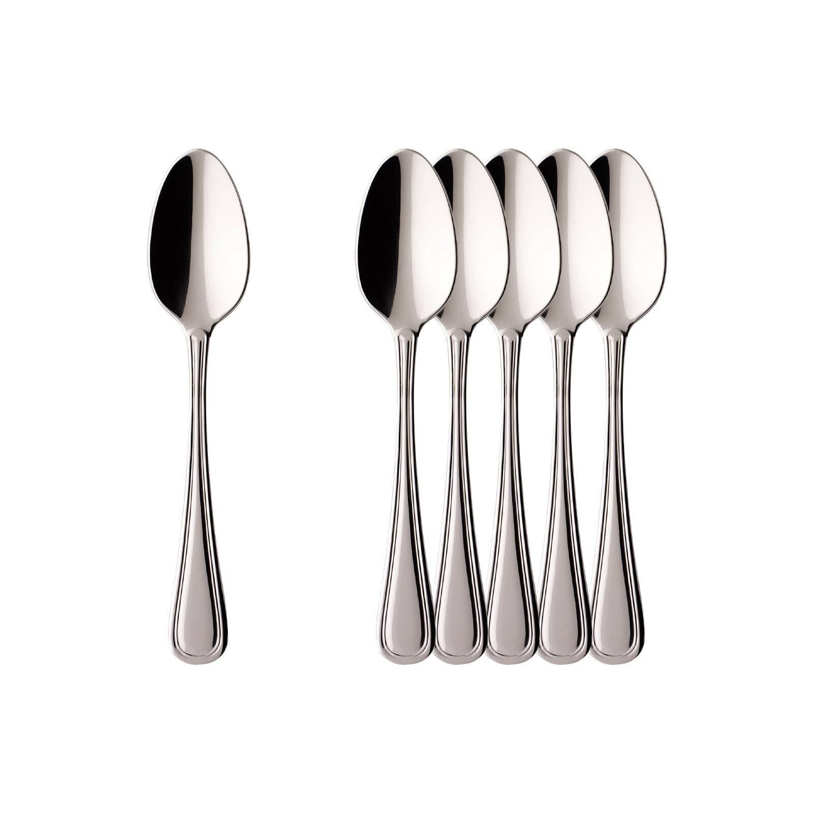 Villeroy & Boch Kaffeelöffel Neufaden Merlemont Espressolöffel 10,9 cm 6er Set (6 Stück)