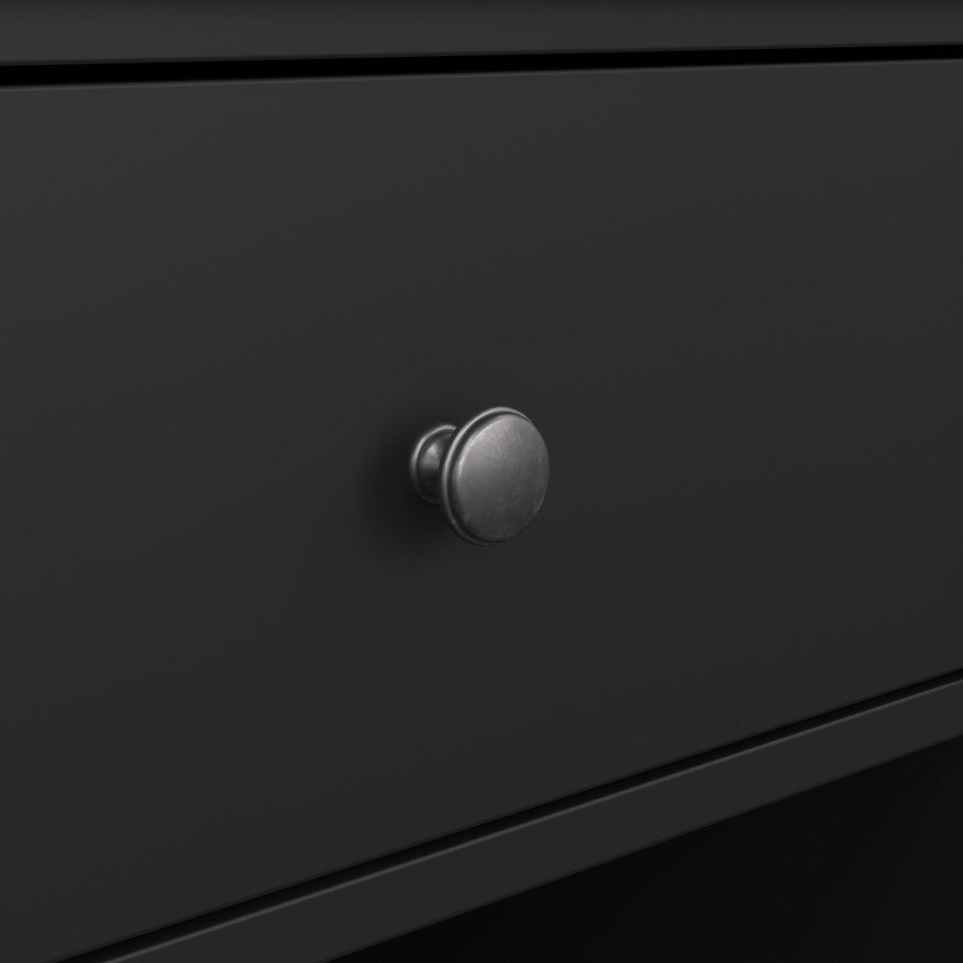 ebuy24 Nachttisch North Nachttisch 1 Schublade schwarz matt.