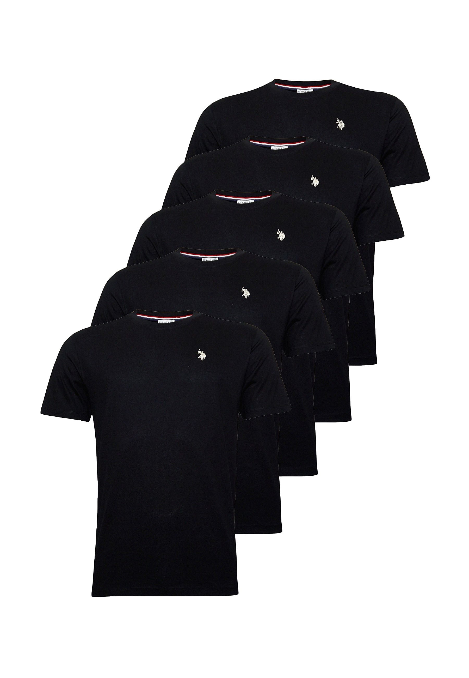U.S. Polo Assn. T-Shirt T-Shirt Kurzarmshirt 5er Pack (5-tlg., 5)