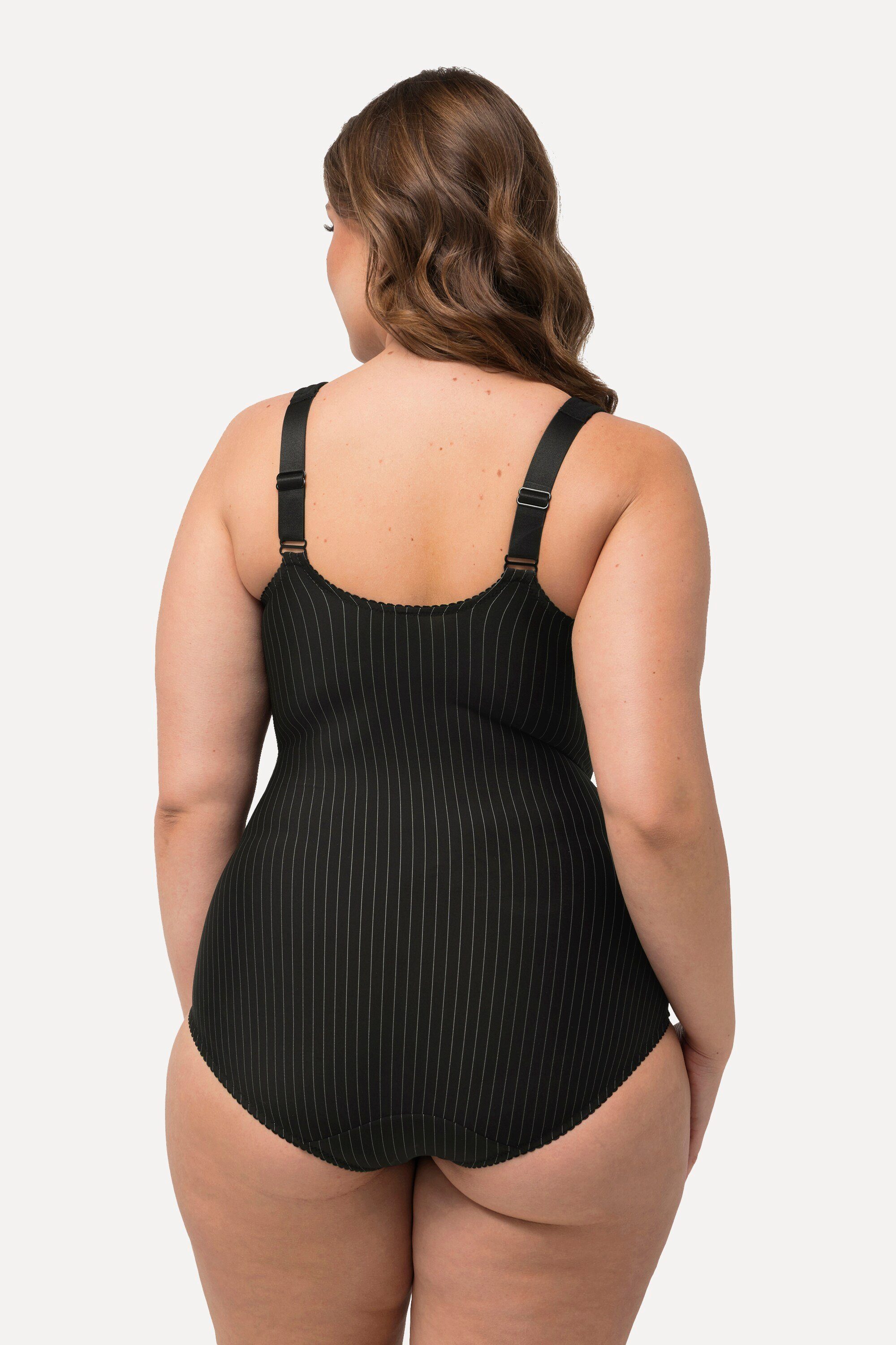 Ulla Popken Body Shaping-Body Nadelstreifen ohne BH tragbar