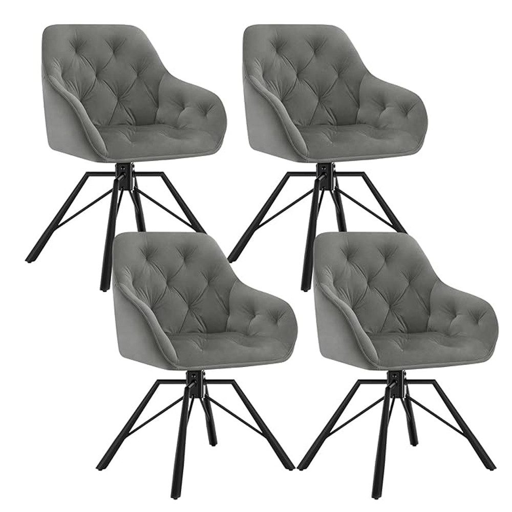 Woltu 4-Fußstuhl (4 St), drehbar, Esszimmerstuhl für Esszimmer Küche Wohnzi günstig online kaufen