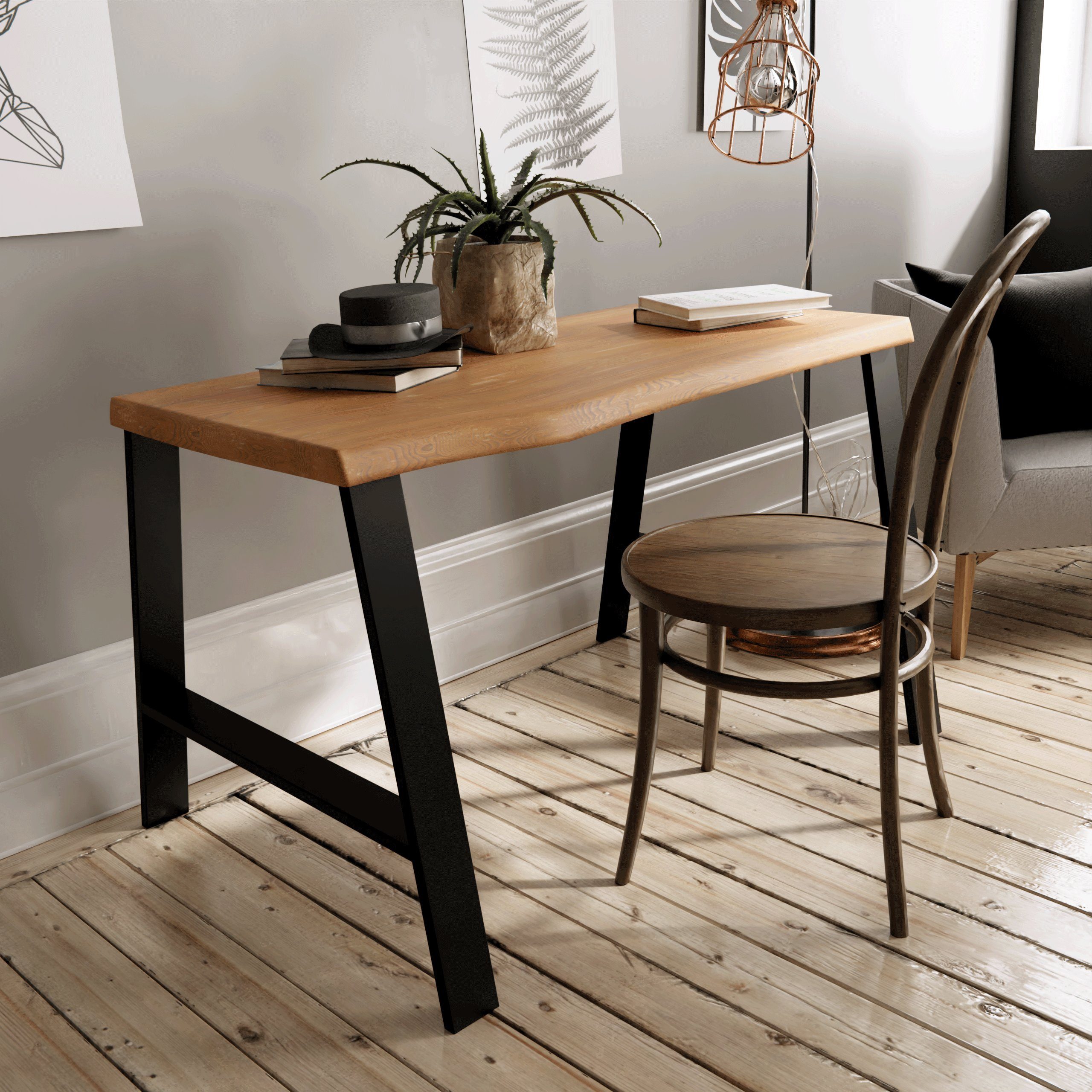2 - Projekt Tischbein Masters schwarz Dein für cm Tischbeine DIY 30/45x42 - Sitzbank Decor - NOGGI I A-Form, Möbelkufen Home