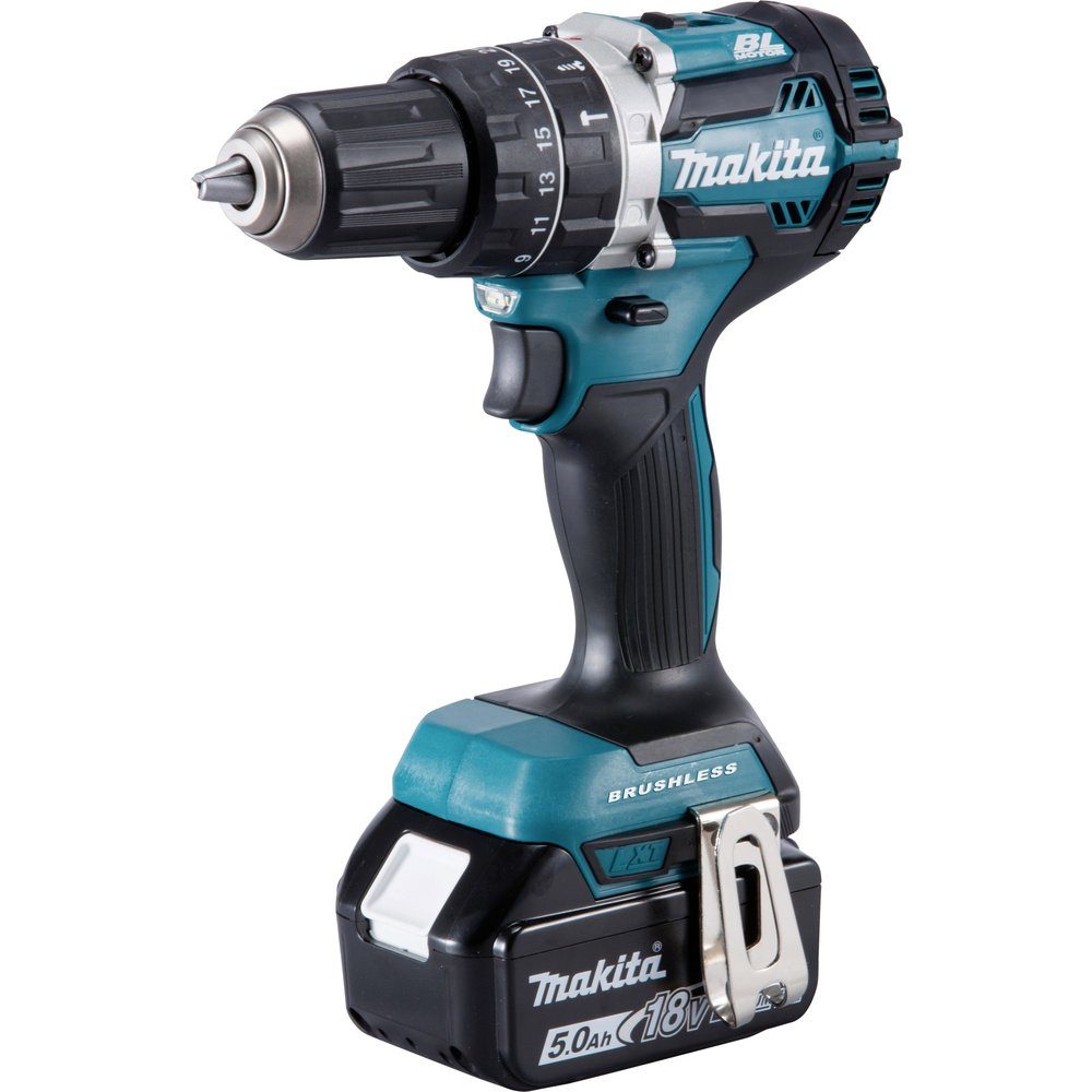Makita Schlagbohrmaschine Makita DHP484RTJ 2-Gang-Akku-Schlagbohrschrauber