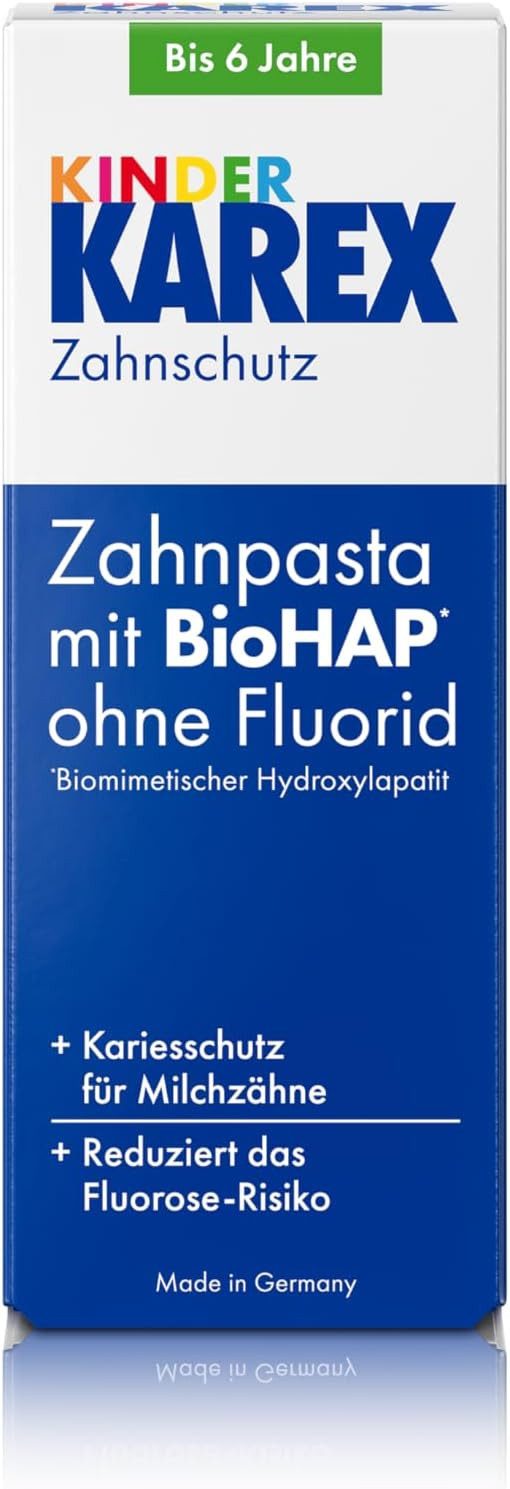 Karex Zahnpasta Kinder KAREX Zahnpasta, 0-6 Jahren fluoridfrei, (1-St)