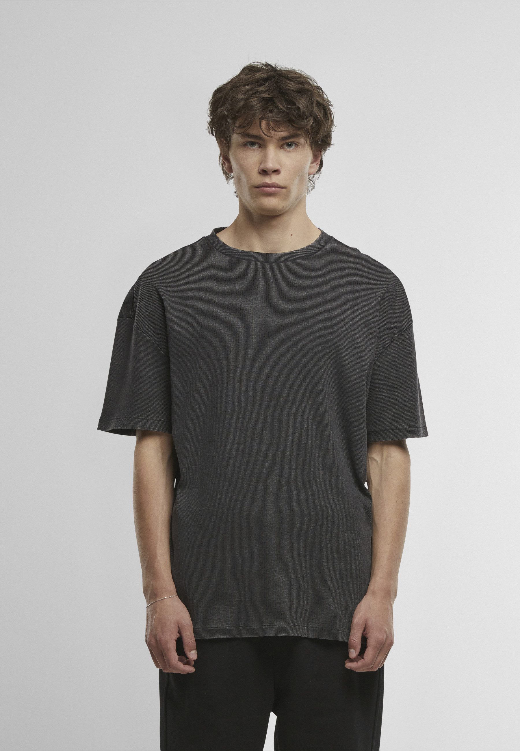 URBAN CLASSICS T-Shirt Urban Classics Washed Rib Tee (1-tlg) – Bild 5 von 5