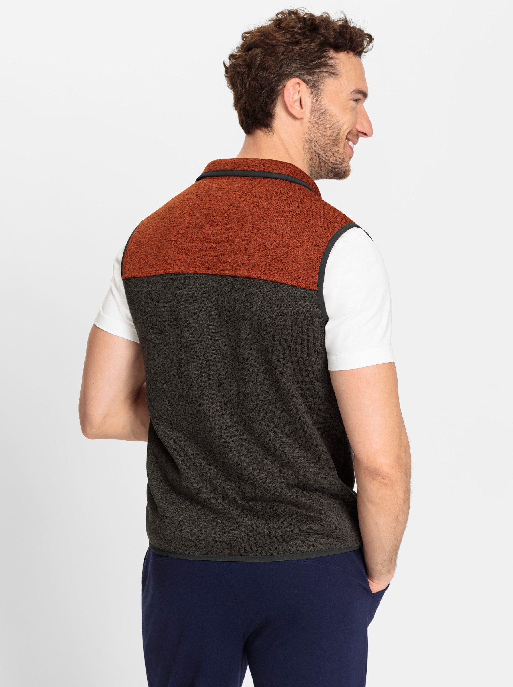 Witt Trainingsshirt Strickfleece-Weste Ärmellos