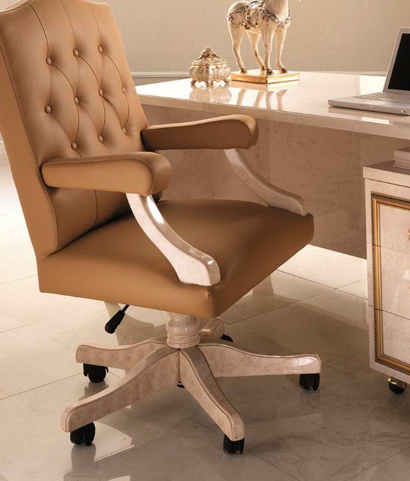 JVmoebel Bürostuhl Moderner Chesterfield Luxus Chefsessel Bürosessel Office Sessel Stuhl, Made in Europe