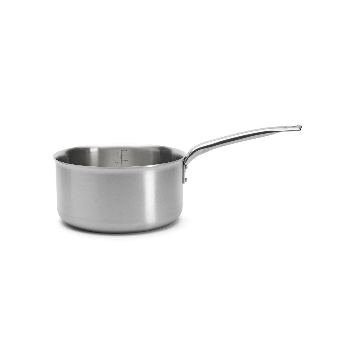 de Buyer Kasserolle Alchimy, Stiel 24 cm / 5,0 L - Edelstahl-Mehrschichtmaterial