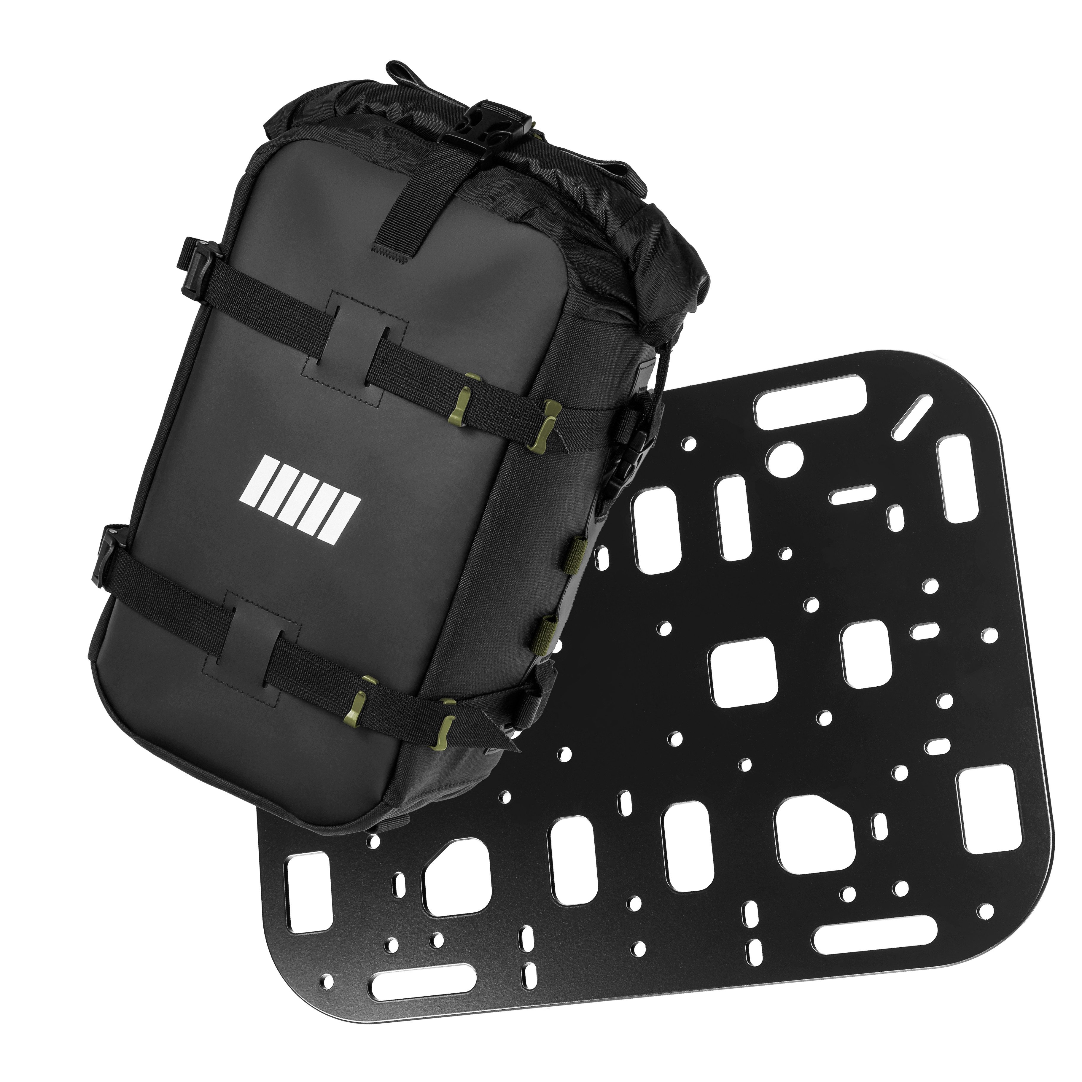 Gepäckträgertasche Gepäckset - Seitentasche 12L & Montageplatte Bundle - SCHNORR BB-12