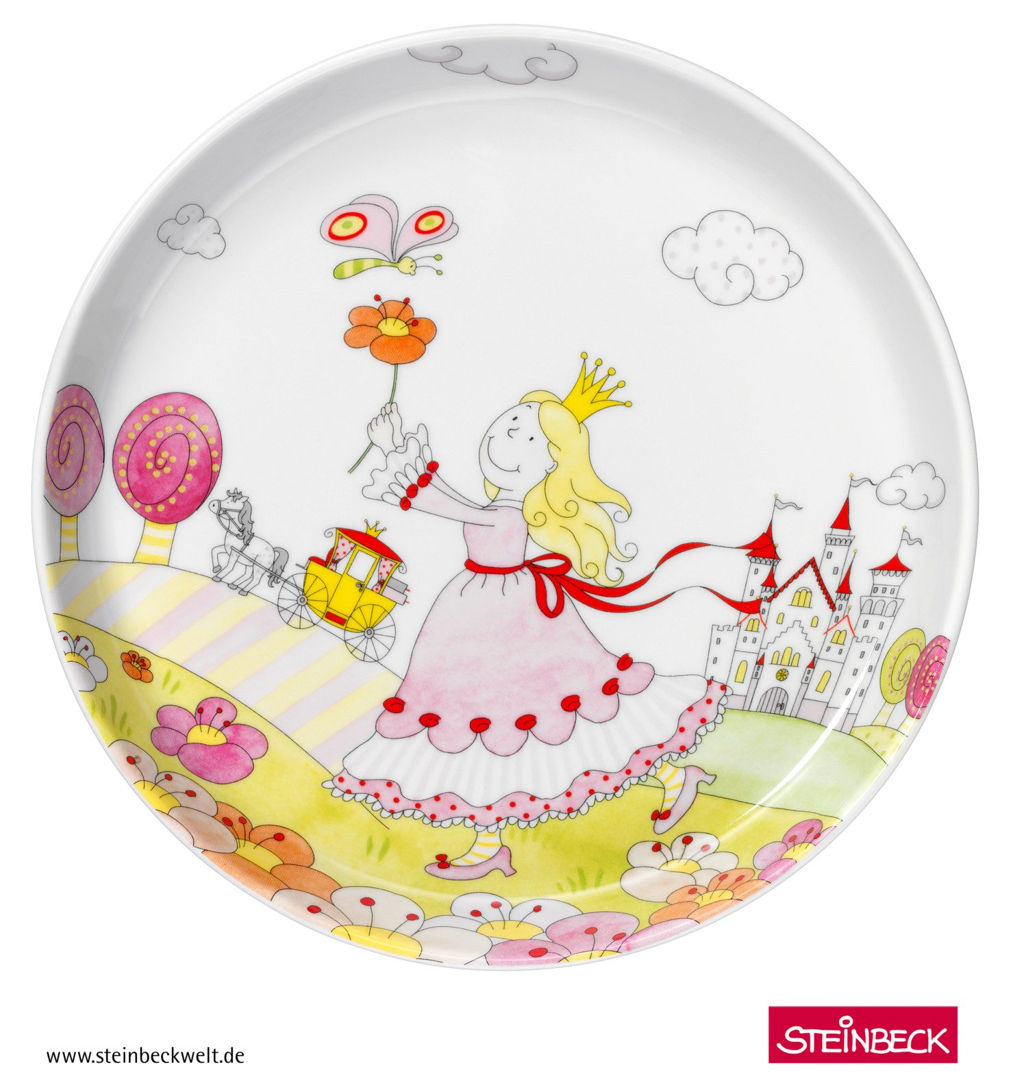 WMF Kindergeschirr-Set Kindergeschirr-Set Prinzessin Anneli, 6-teilig (6-tlg), ab 3 Jahre, Cromargan Edelstahl poliert, spülmaschinengeeignet – Bild 3 von 5