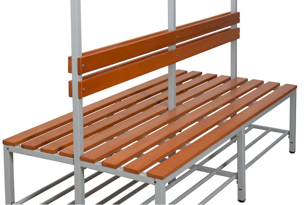 Seal, Sitzbank PROREGAL® Rückenlehne, Holz Sitzbank 40x160x80cm, HxBxT Doppelseitig