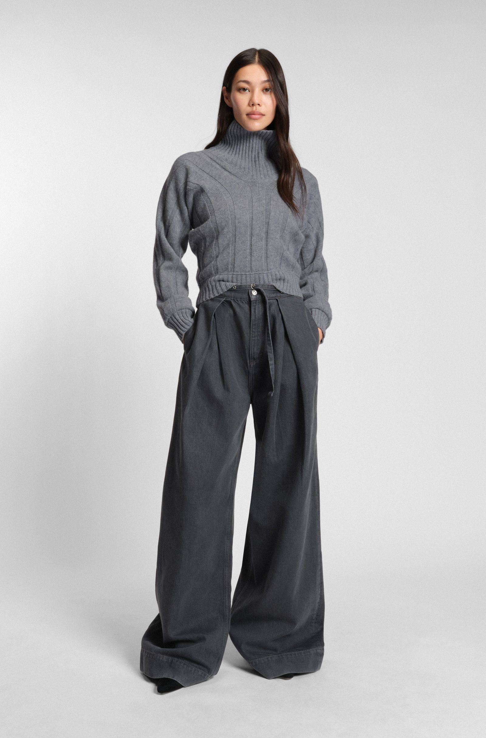 BOSS Strickpullover Fisaniara (1-tlg)