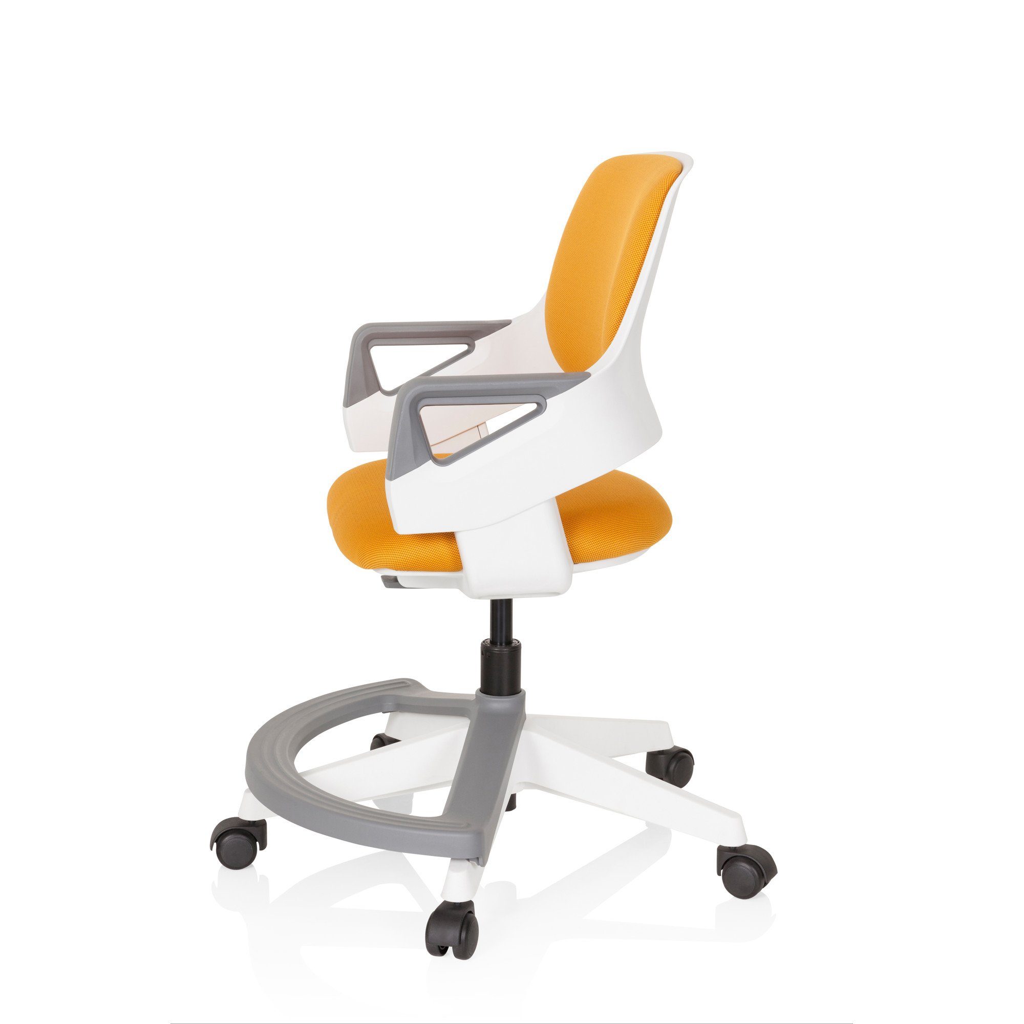 mit OFFICE St), Stoff FLEX KID Orange ergonomisch (1 Drehstuhl Armlehnen hjh Kinderdrehstuhl mitwachsend,