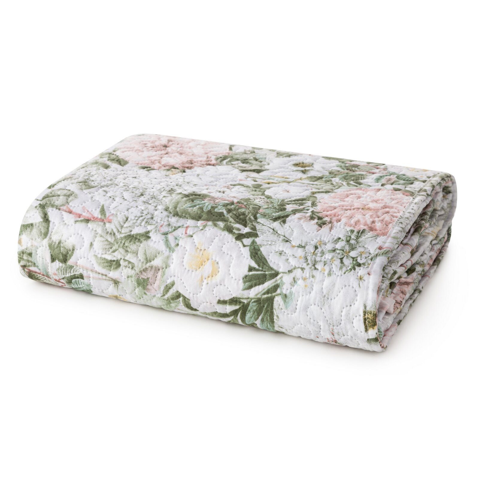 Eurofirany Tagesdecke Tagesdecke 200x220 cm Blumenmuster günstig online kaufen