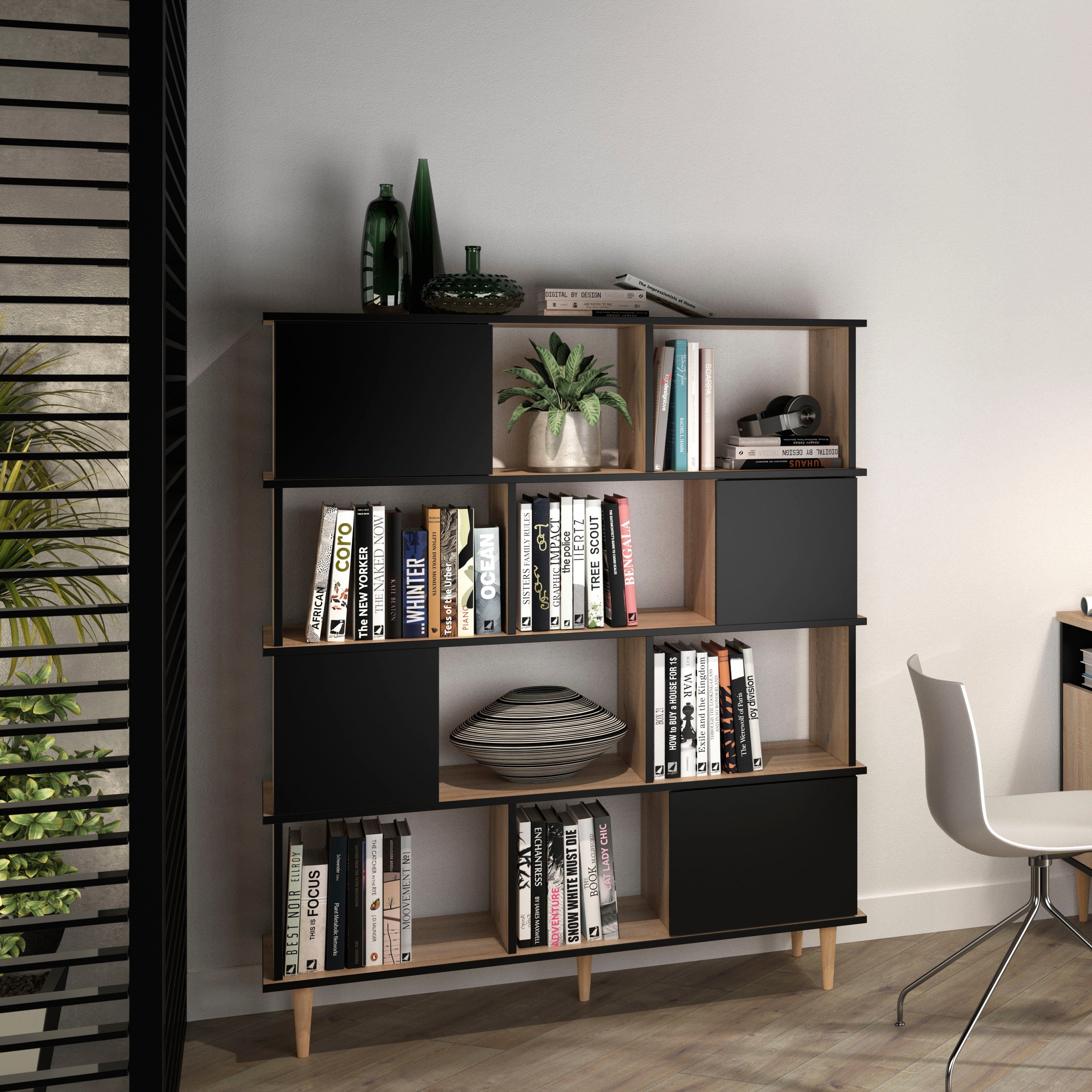 TemaHome Bücherregal ICONIC schwarz