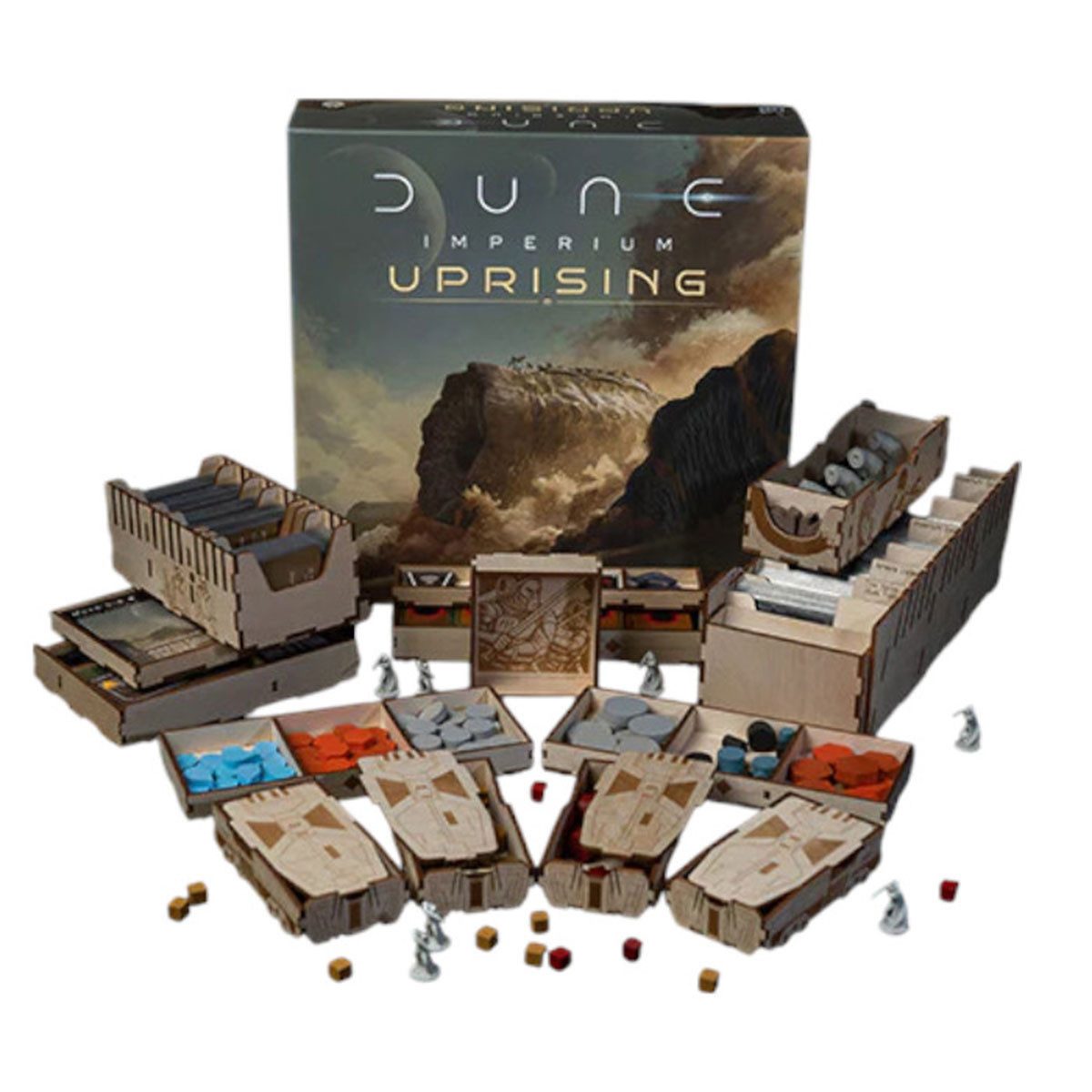 Laserox Spiel Insert Für Dune Imperium Uprising - Organizer