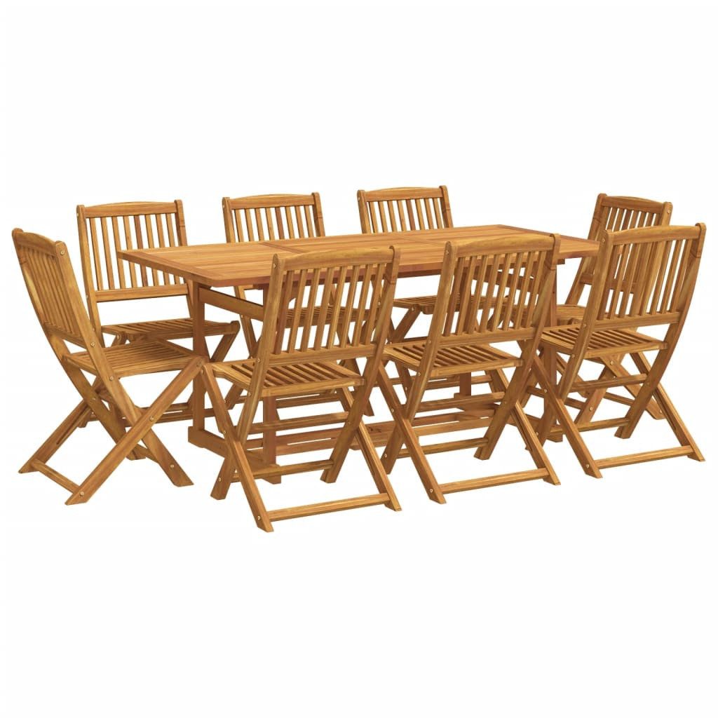 vidaXL Garten-Essgruppe 9-tlg. Garten-Essgruppe 180x90x75 cm günstig online kaufen