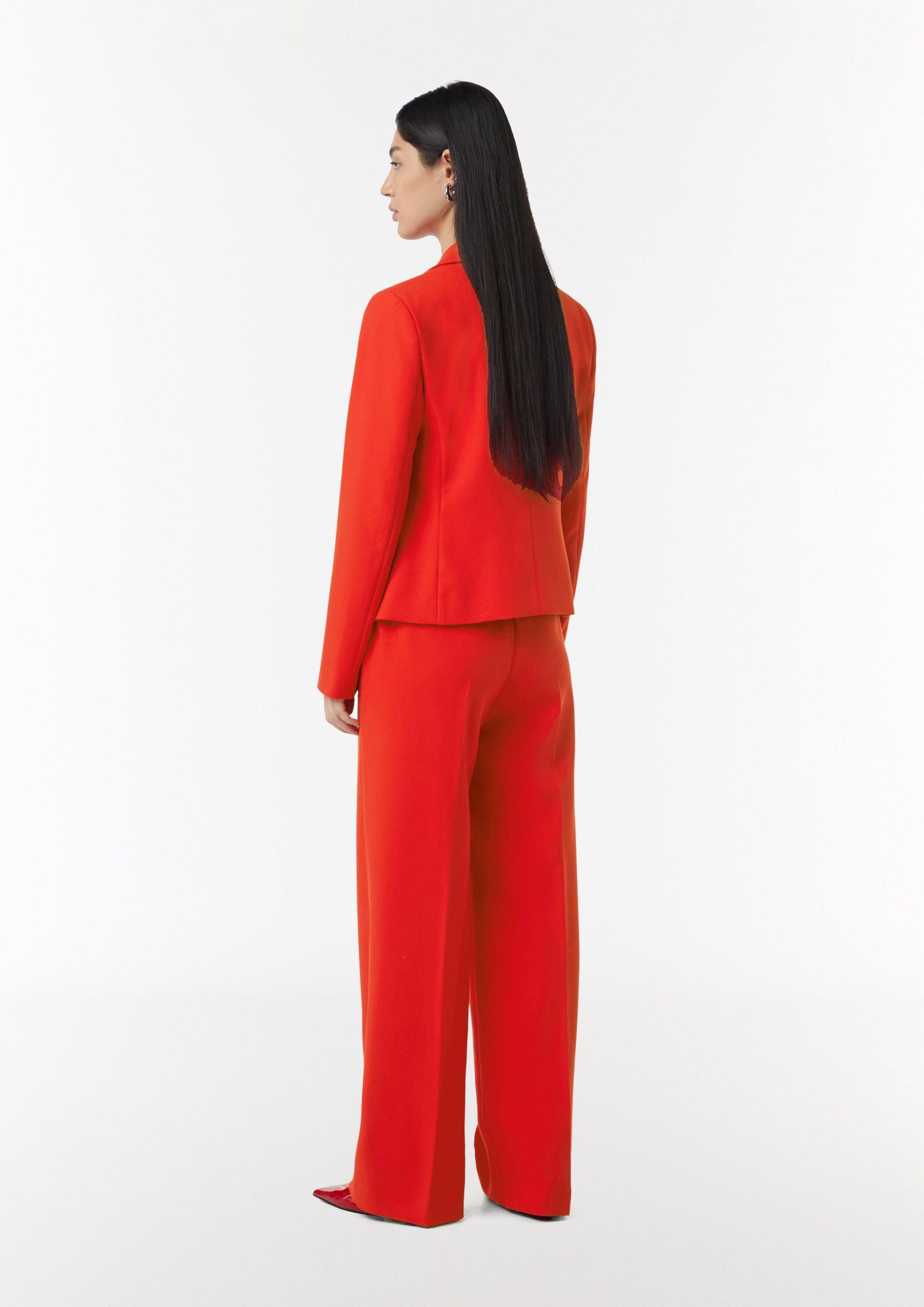 comma Jackenblazer Indoor-Blazer Taillierter Blazer mit Pattentaschen