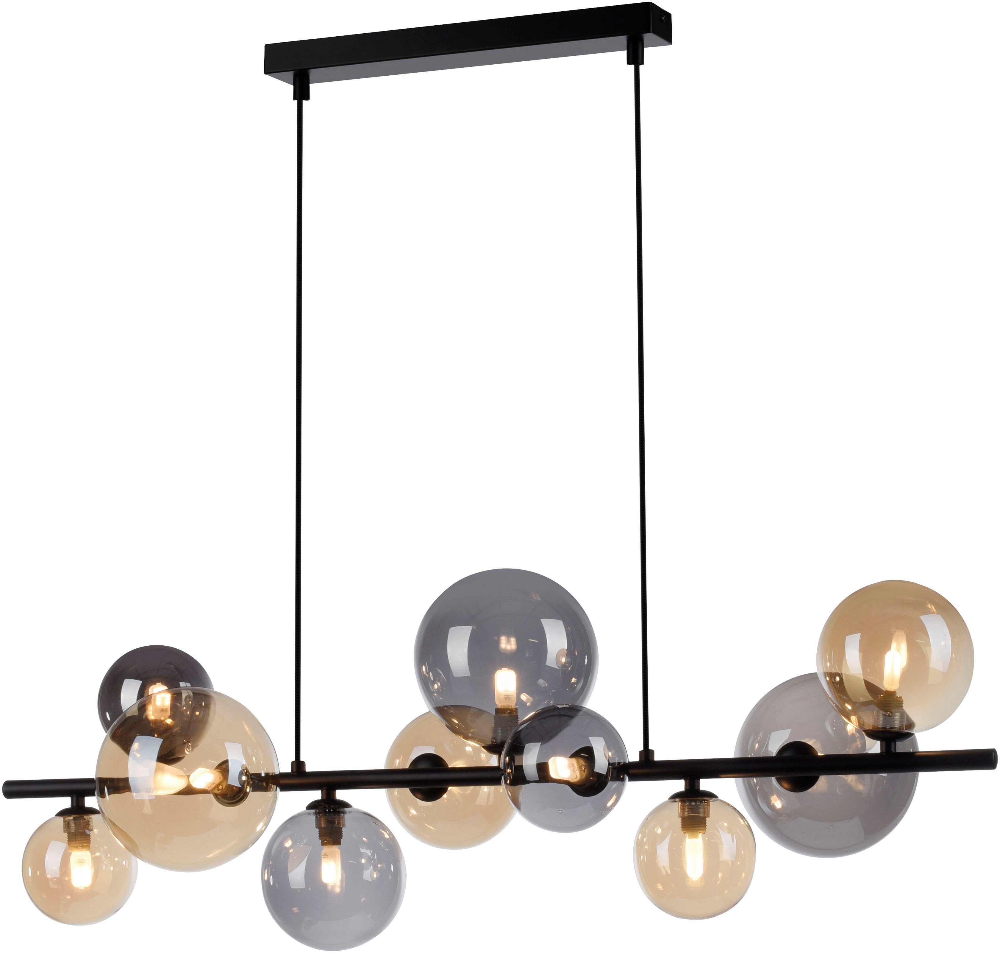 Paul Neuhaus Pendelleuchte POPSICLE, LED wechselbar, Warmweiß