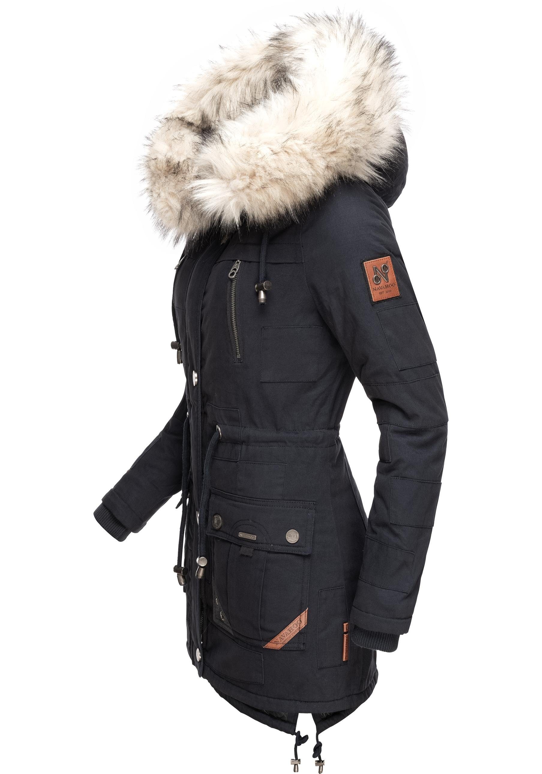 Navahoo Wintermantel Honigfee stylischer Baumwollparka mit günstig online kaufen