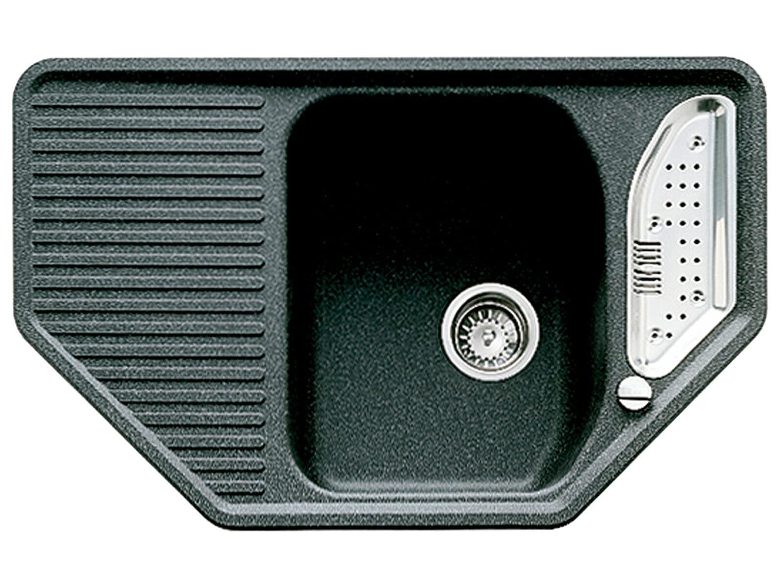 Teka Granitspüle, eckspüle, 80/50 cm, (1 St)