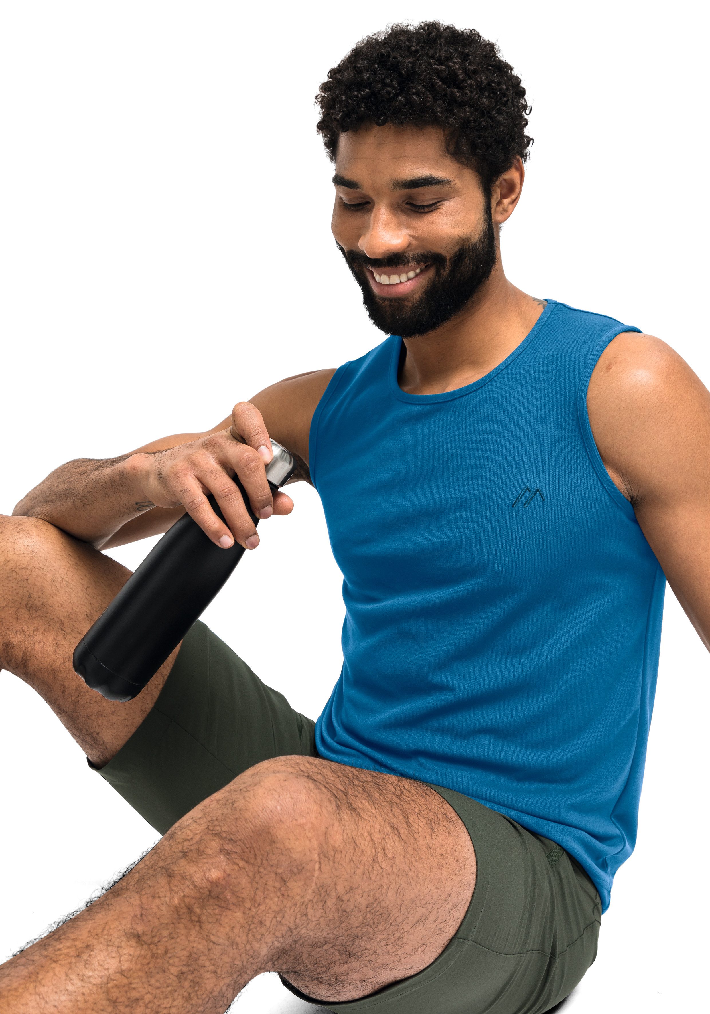 Maier Sports Funktionsshirt Peter Herren rundhals Tank-Top, pique Outdoor-S günstig online kaufen