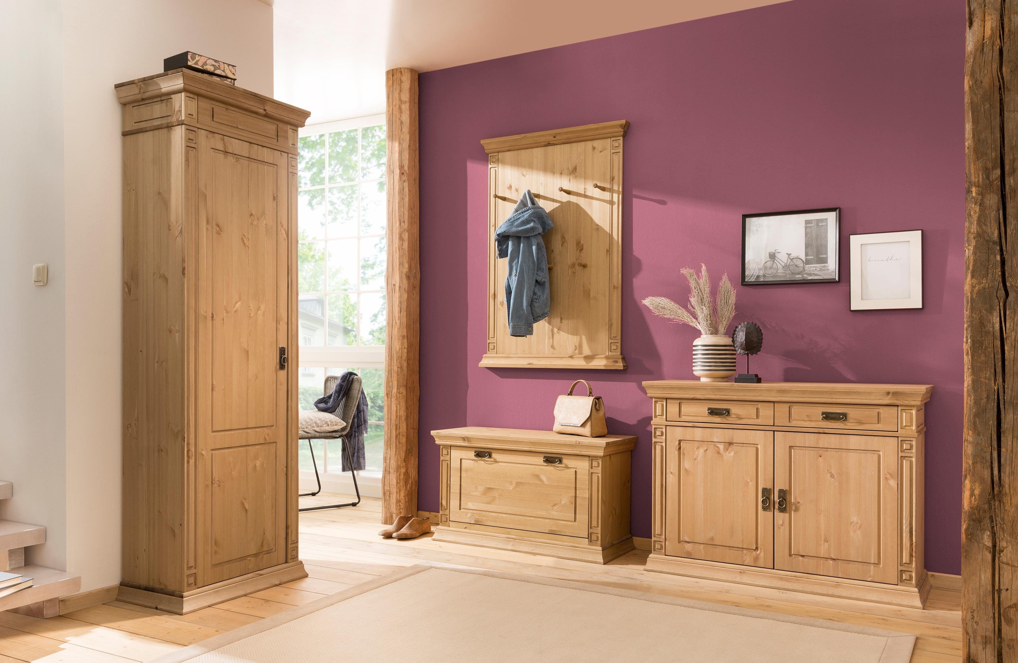 Home affaire Schuhschrank "Vinales", Breite 66 cm aus massiver Kiefer günstig online kaufen