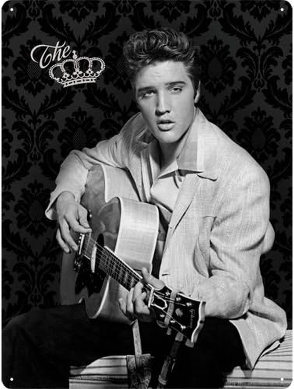 Metallschild Blechschild 30 x 40 cm - Celebrities - The King