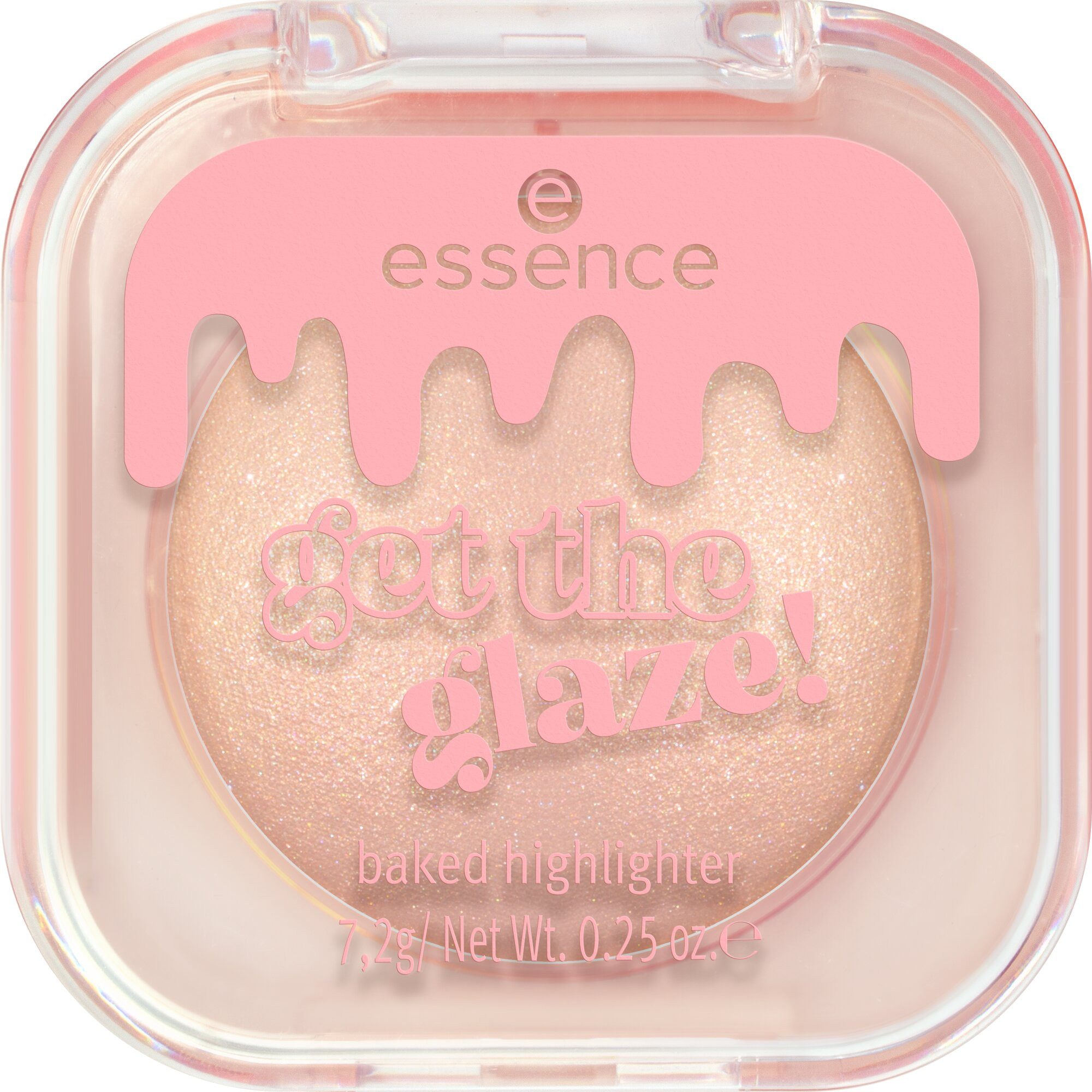 Essence Highlighter get the glaze! baked highlighter, 3-tlg., Dezenter Schimmer oder leuchtender Akzent