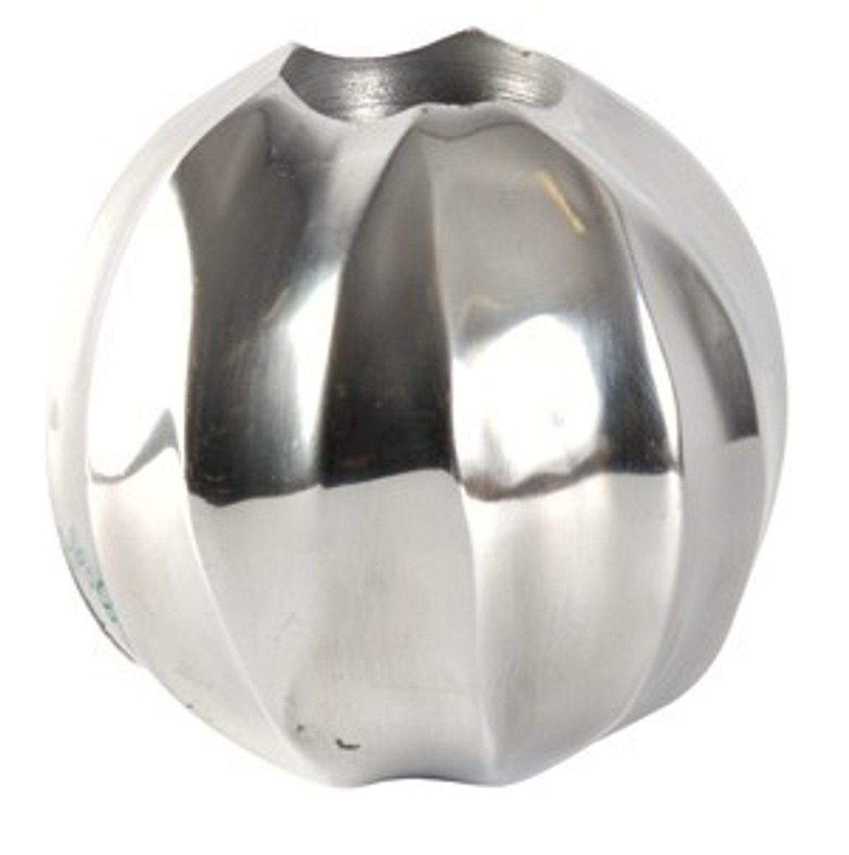 Durchmesser Designer poliertem Aluminium Padrino Kerzenhalter Casa Shine cm Teelichter Halter 12,5 - aus Teelichthalter Teelicht