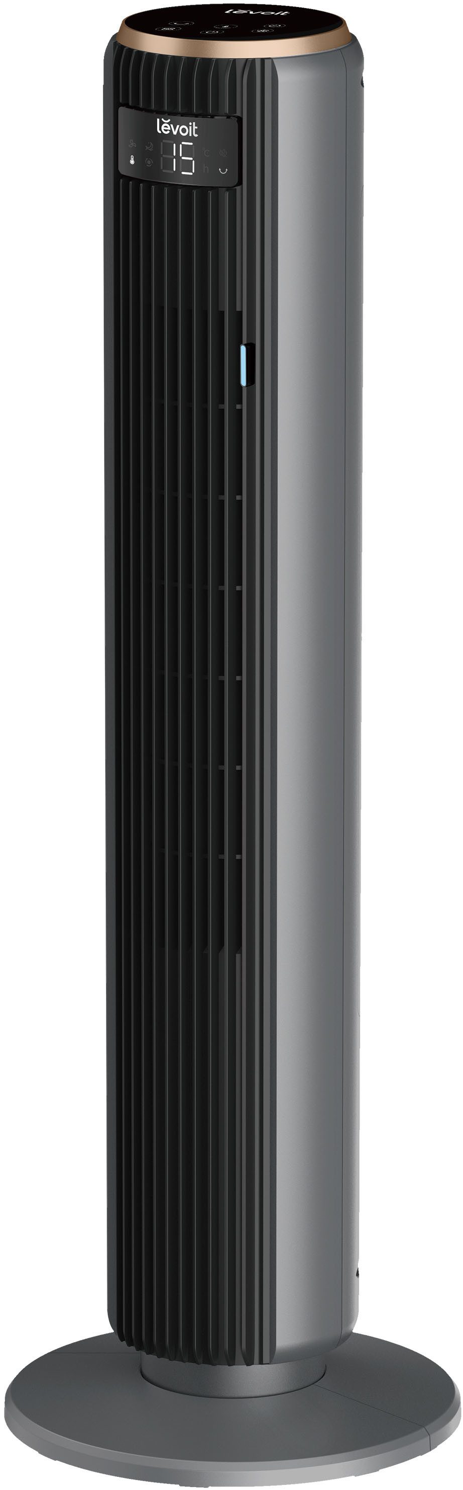 Levoit Turmventilator Tempsense 36 DC, mit Fernbedienung, oszillierend, 15 Lüftergeschwindigkeiten