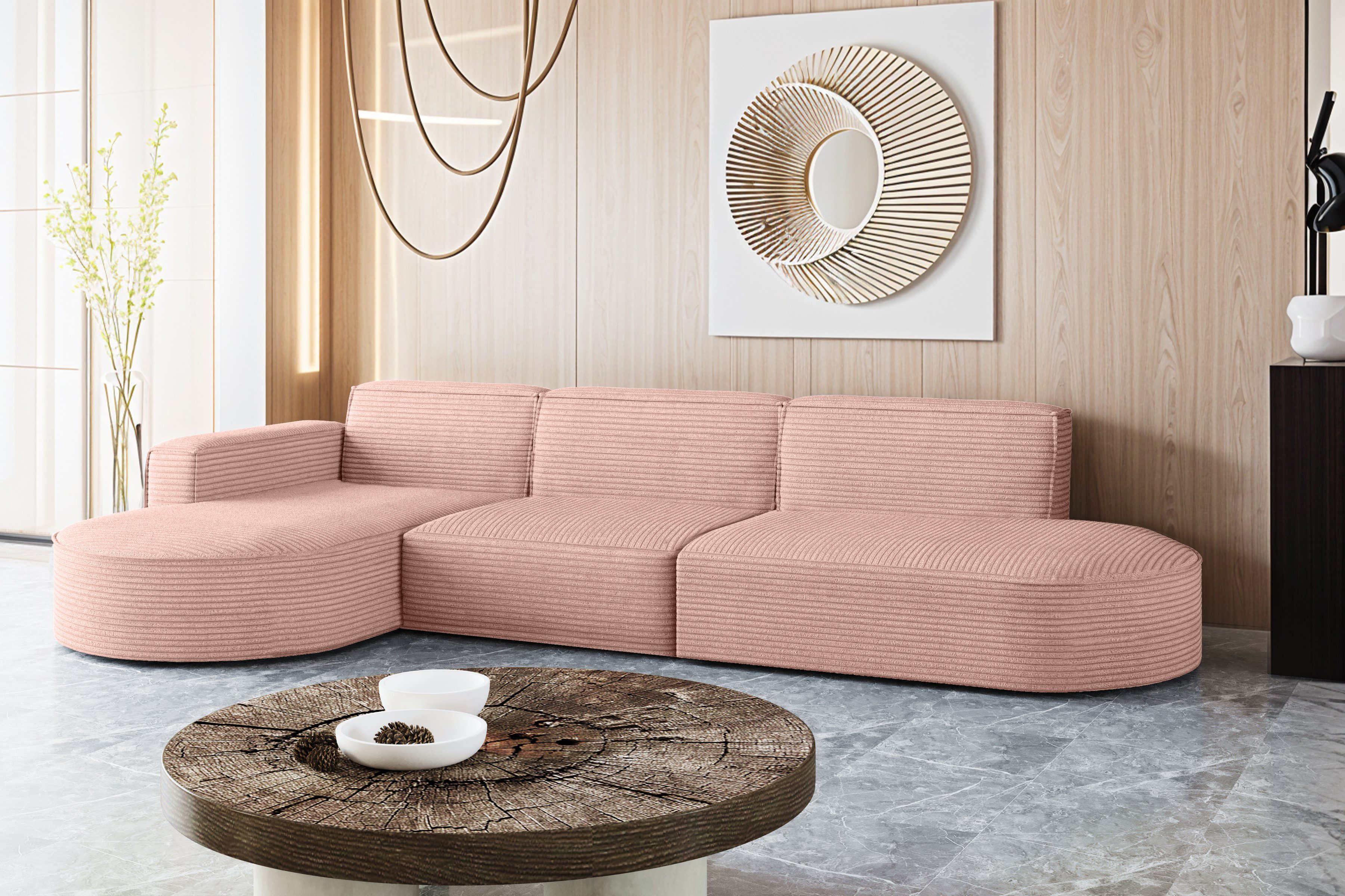 Kaiser Möbel Ecksofa Designer, Sofa L günstig online kaufen
