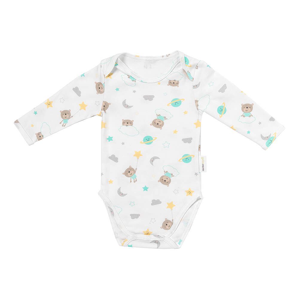 SlumberOrganix Langarmbody Bio Baby-Body langarm 100% Bio Baumwolle