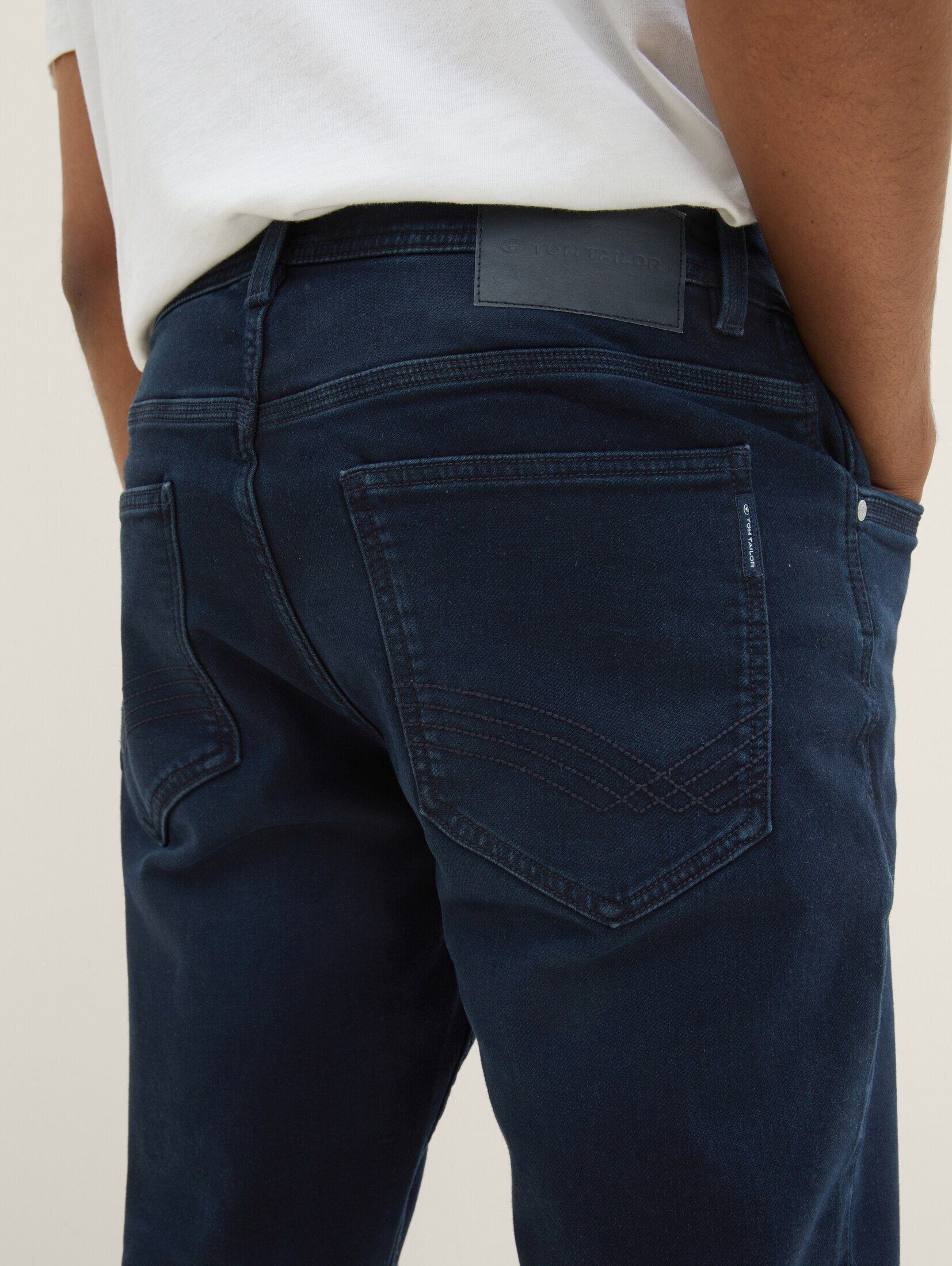 Regular black TAILOR Josh Straight-Jeans Jeans denim blue TOM Slim