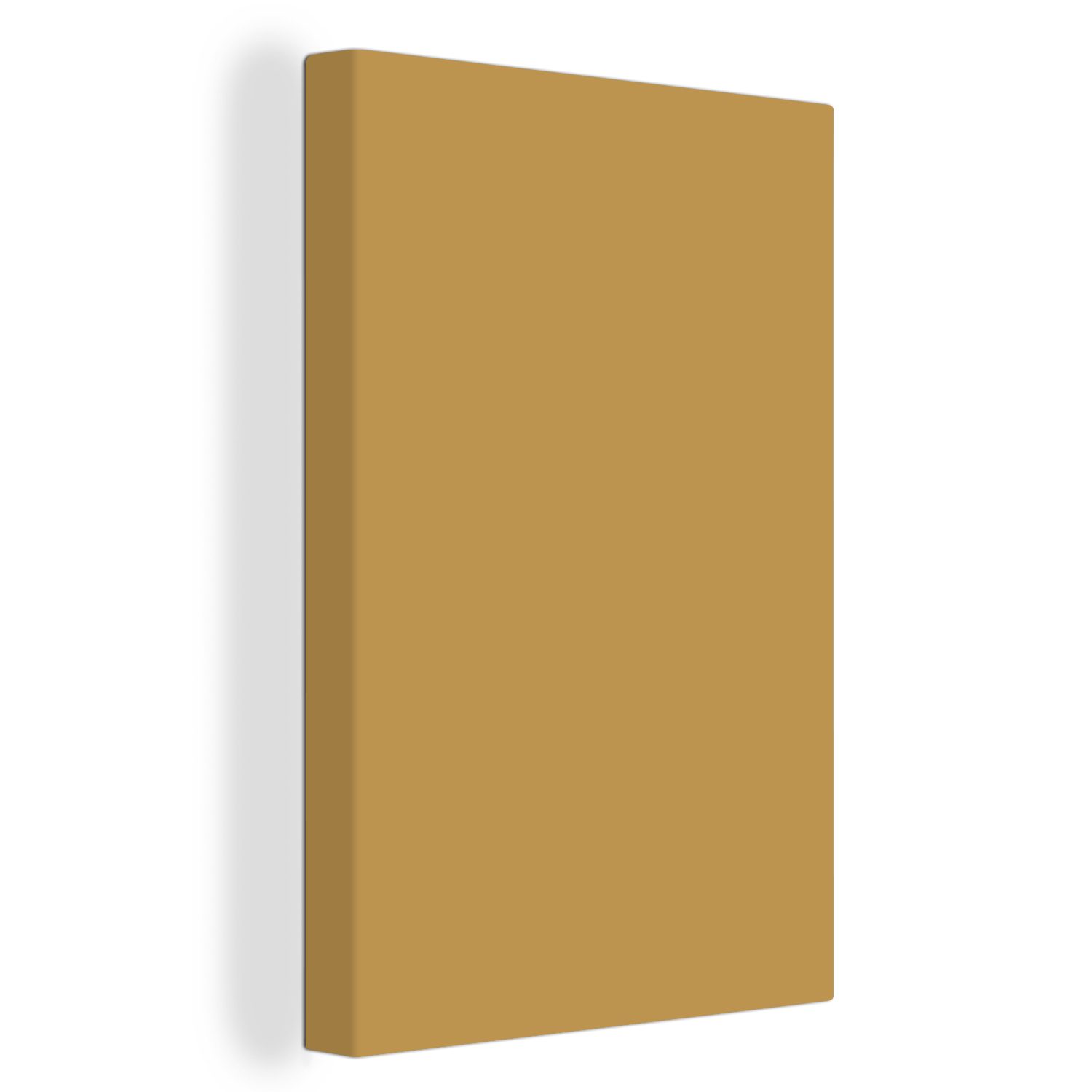 OneMillionCanvasses® Leinwandbild Ockergelb - Farbe - günstig online kaufen